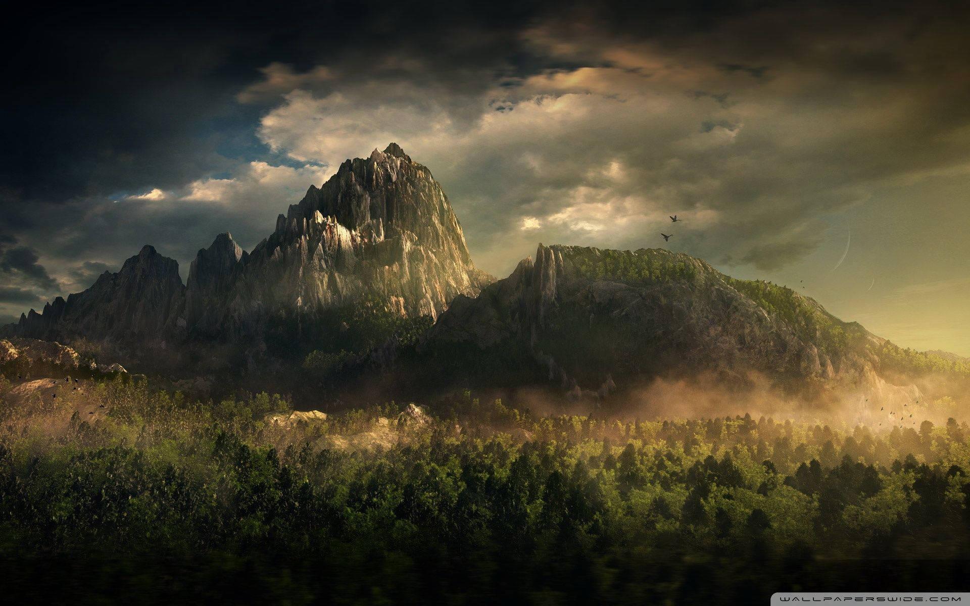 A Majestic Mountain Landscape — 1920x1200 wallpaper