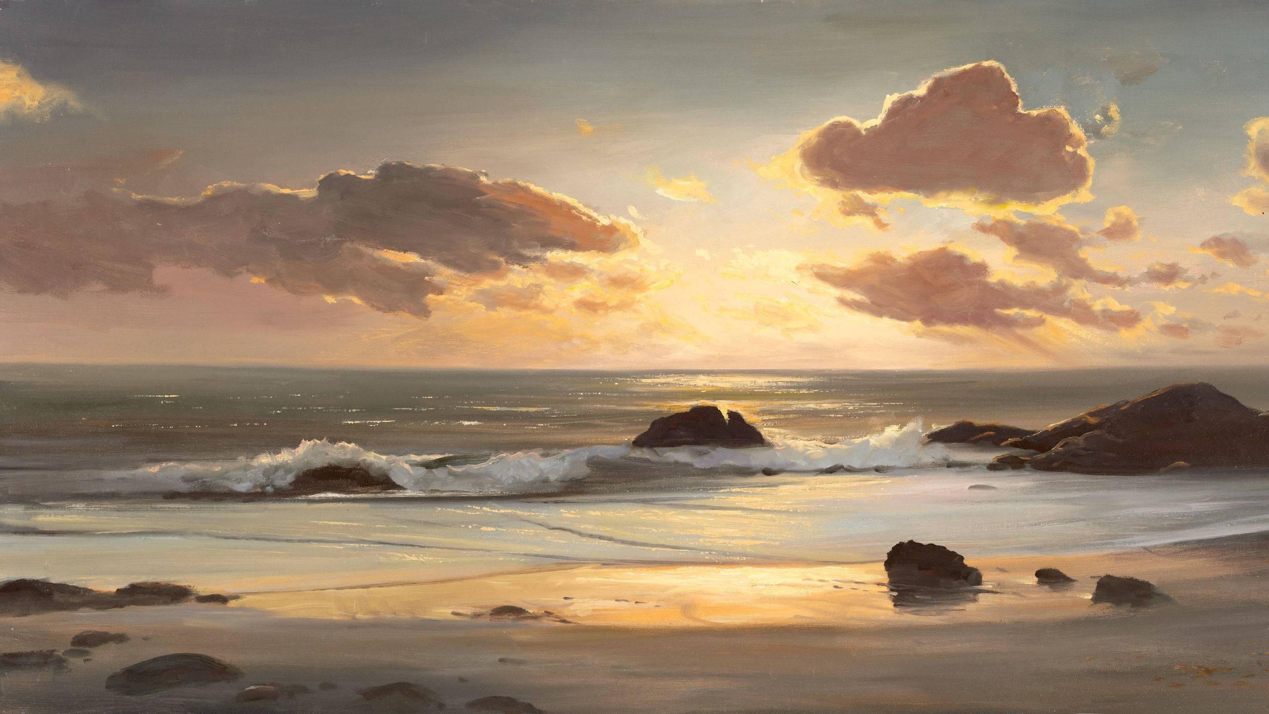 A Majestic Ocean View — 2560x1440 wallpaper