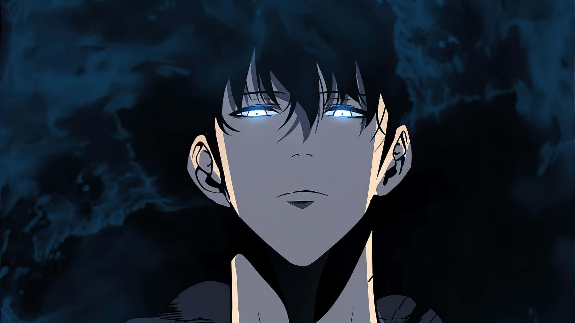 a man with blue eyes and black hair — 1920x1080 wallpaper
