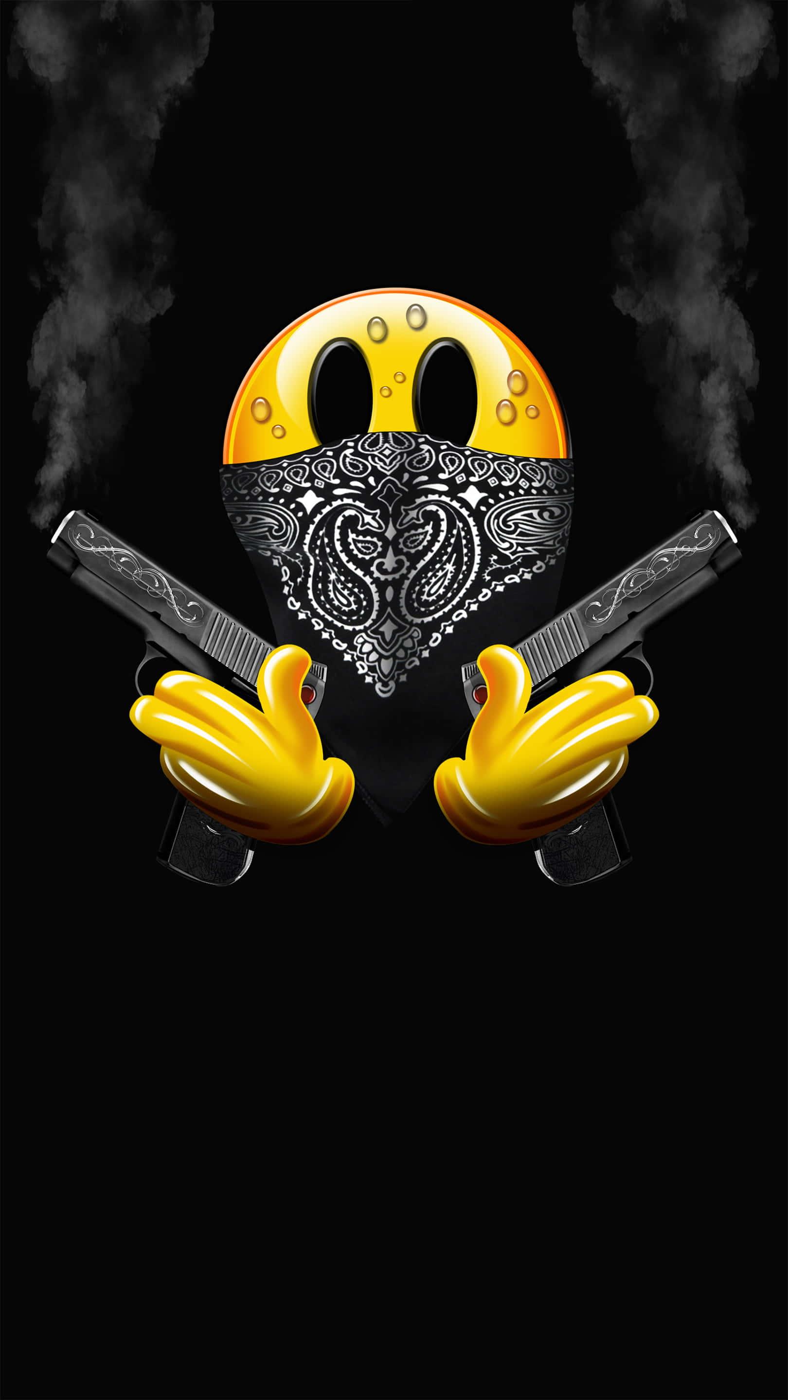 A modern day gangster with a strong will and a powerful presence. — 1620x2880 wallpaper