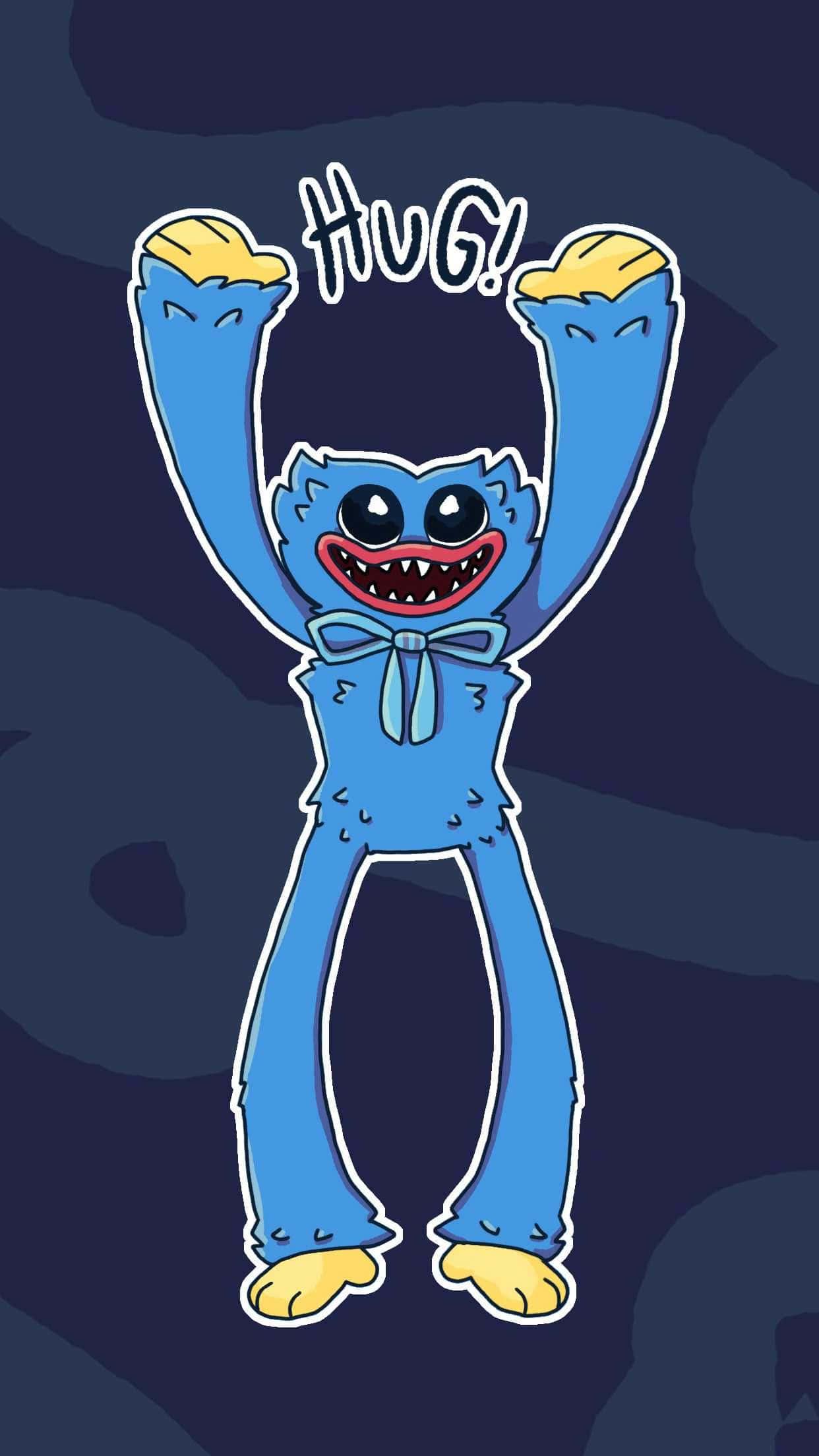 A Pair of Cuddly Huggy Wuggies — 1242x2208 wallpaper