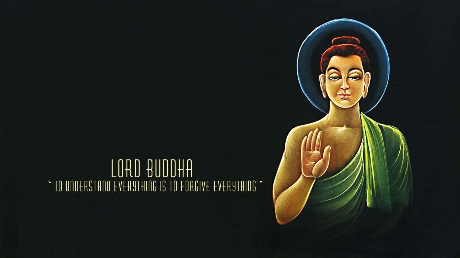 A peaceful Buddha meditating under a beautiful tree — 1920x1080 wallpaper