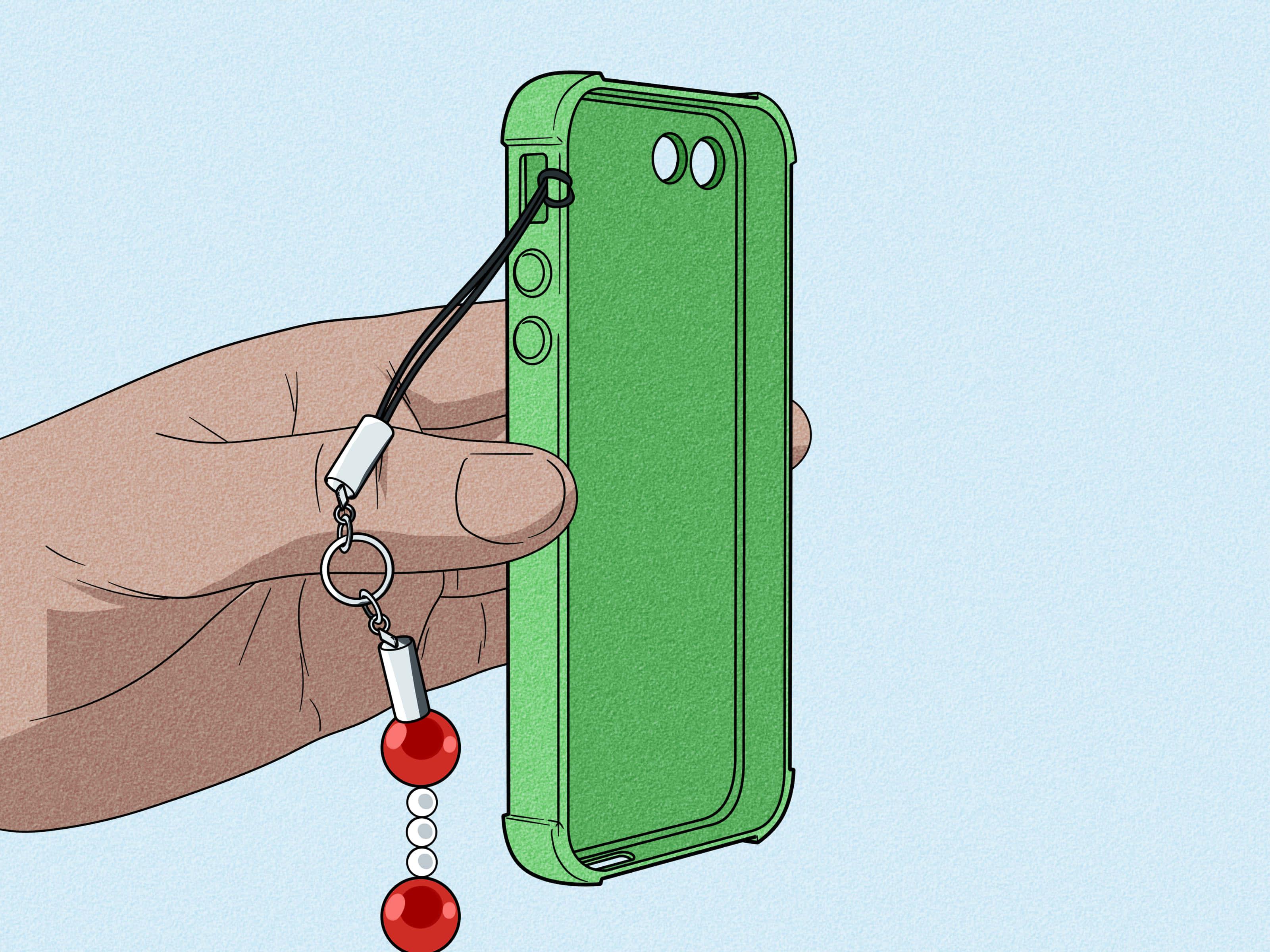 a person holding a green phone — 3200x2400 wallpaper