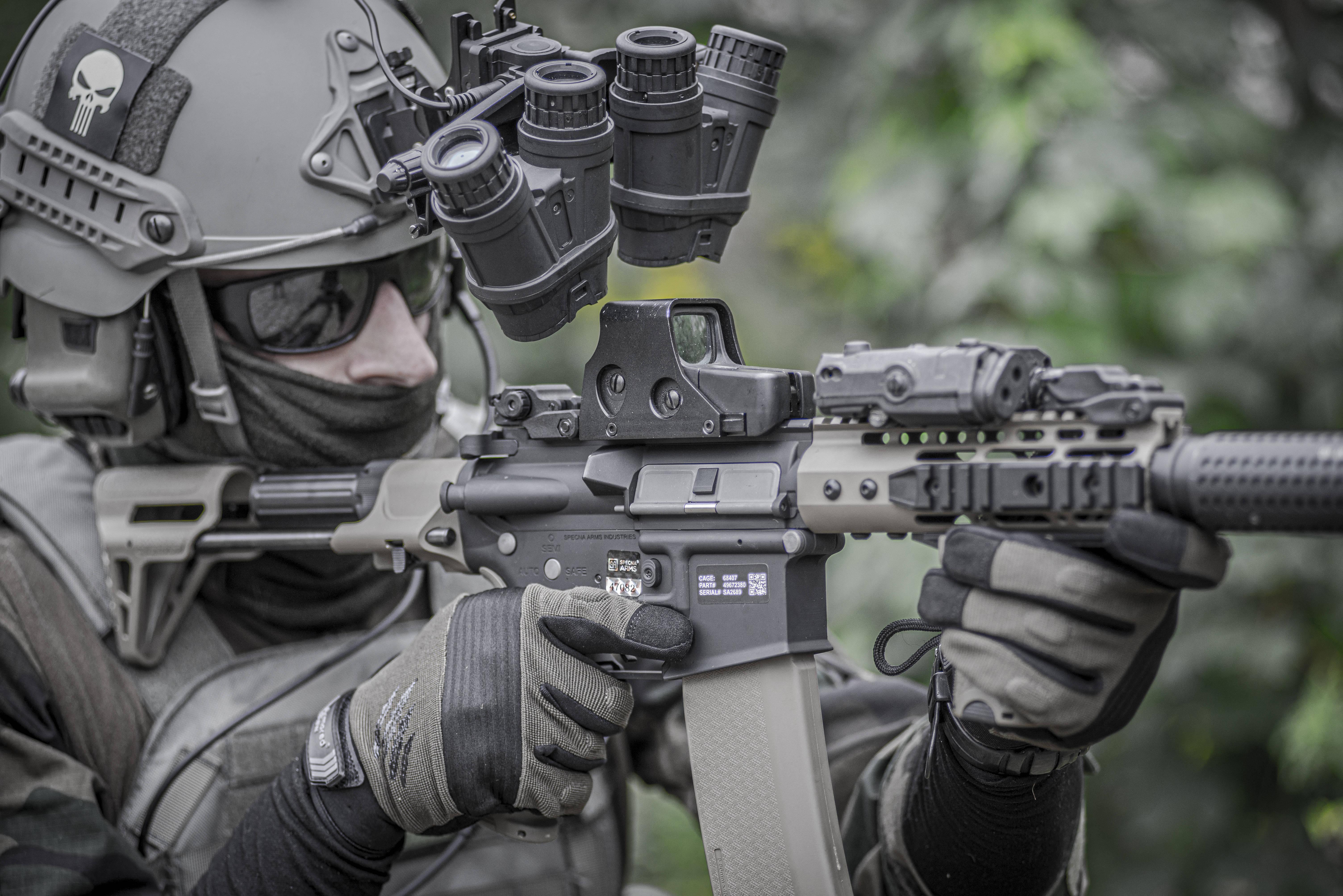 A Person with a Powerful and Precise Gun — 6016x4016 wallpaper