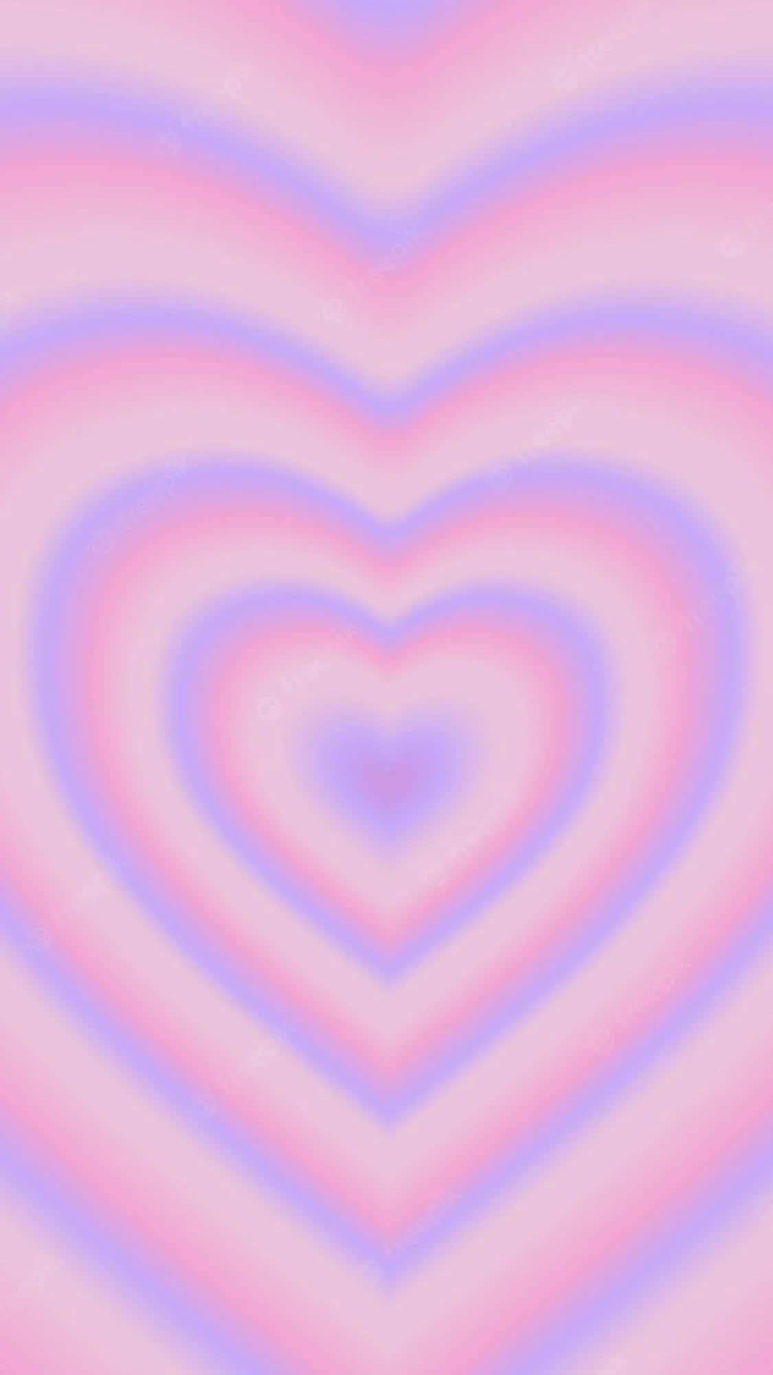 a pink and purple heart shaped background — 1125x2000 wallpaper