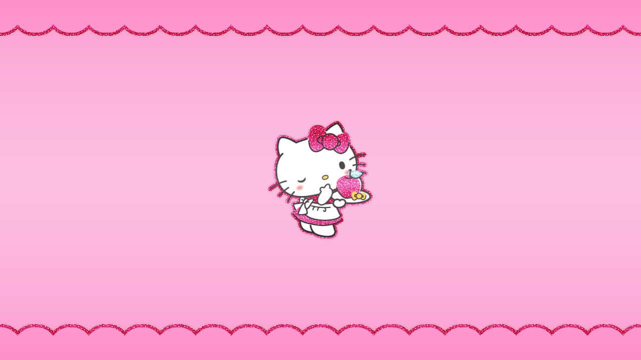 A playful Hello Kitty PC brings joy and color to any desk — 1280x720 wallpaper