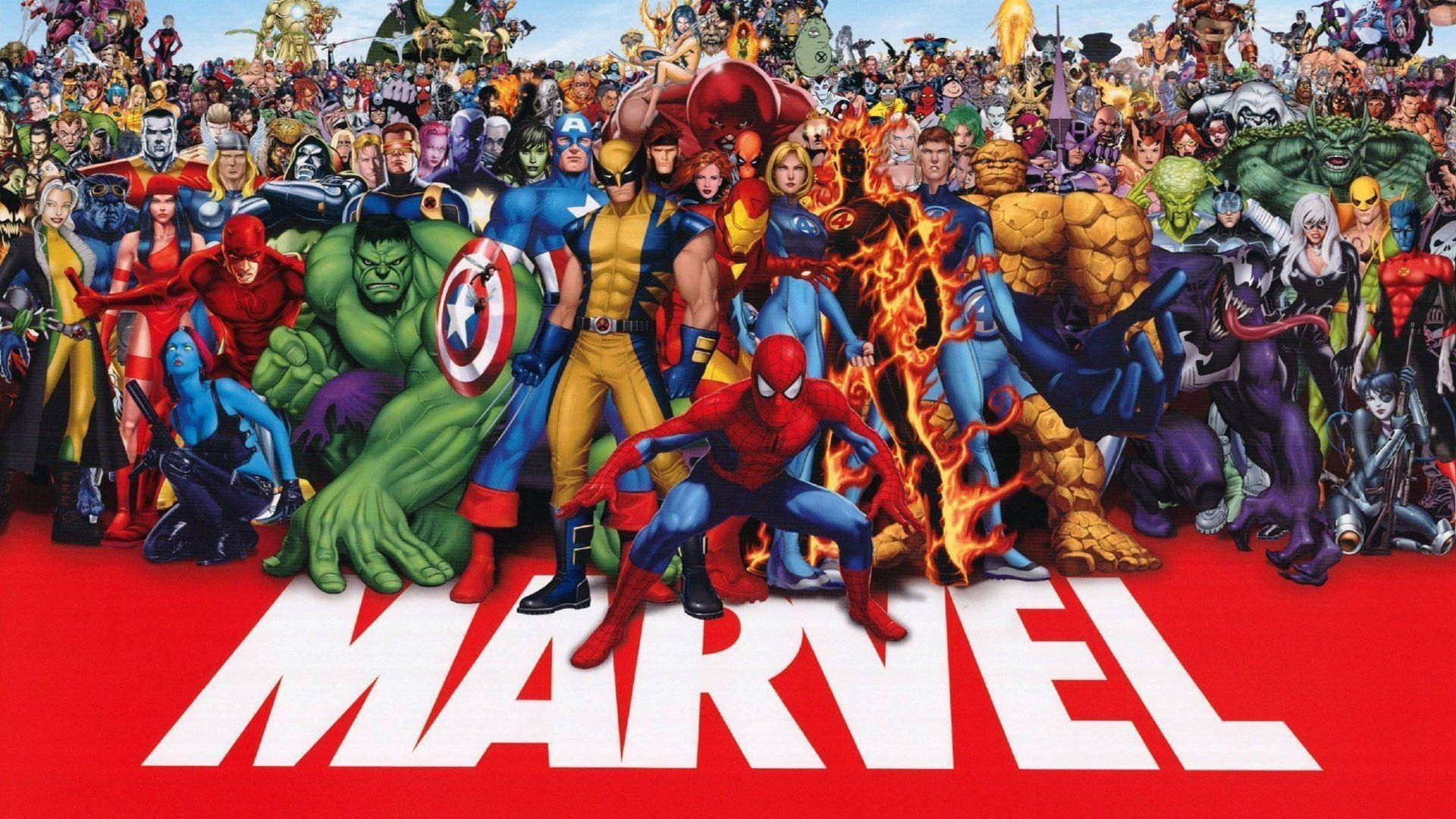 A Poster showcasing all the Marvel Superheroes — 1920x1080 wallpaper