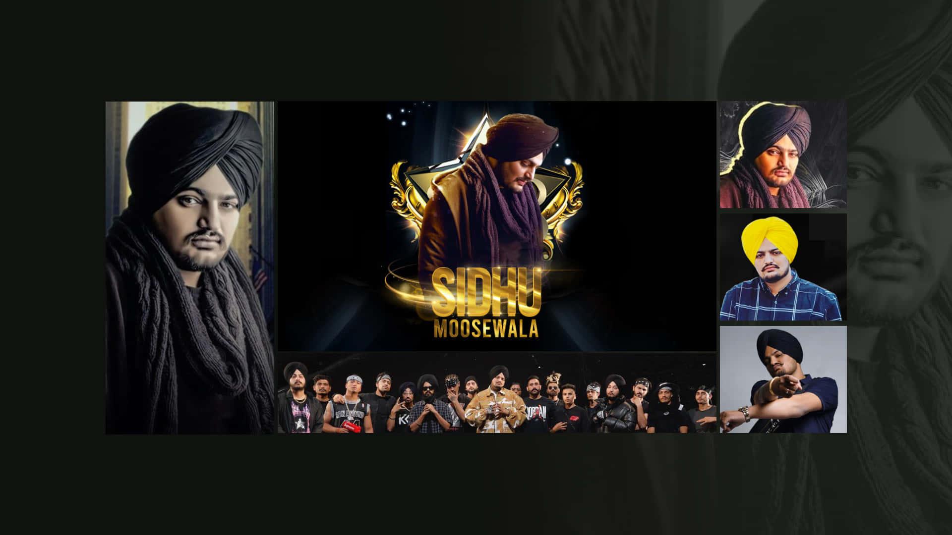 Ein poster mit einem mann im turban