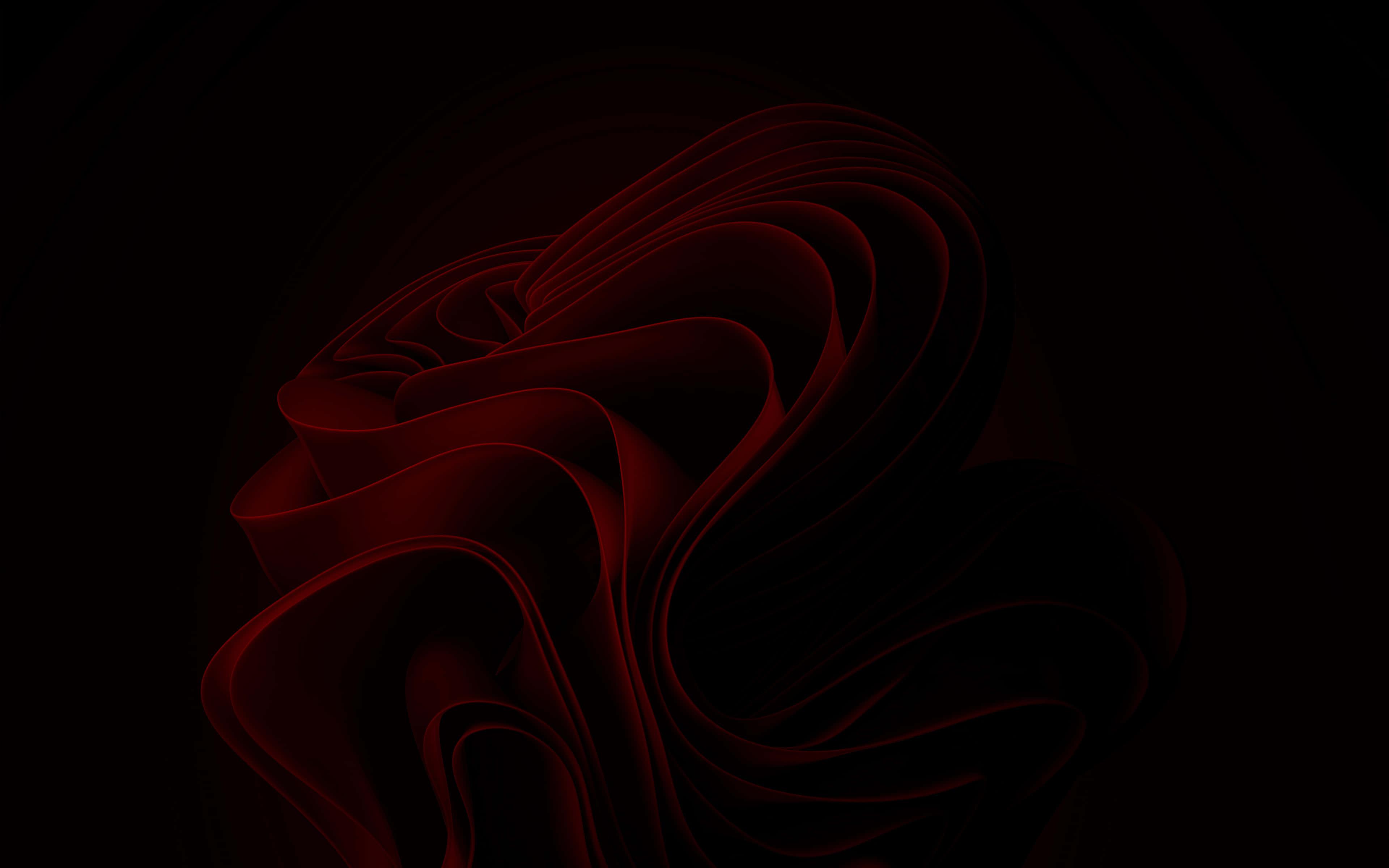 a red abstract background with a black background — 3840x2400 wallpaper
