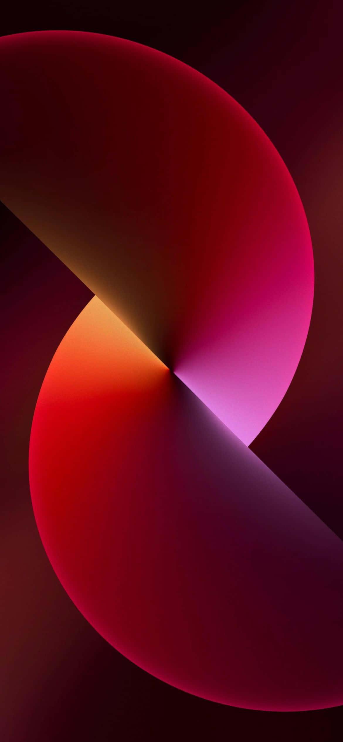a red and orange abstract background — 1170x2532 wallpaper