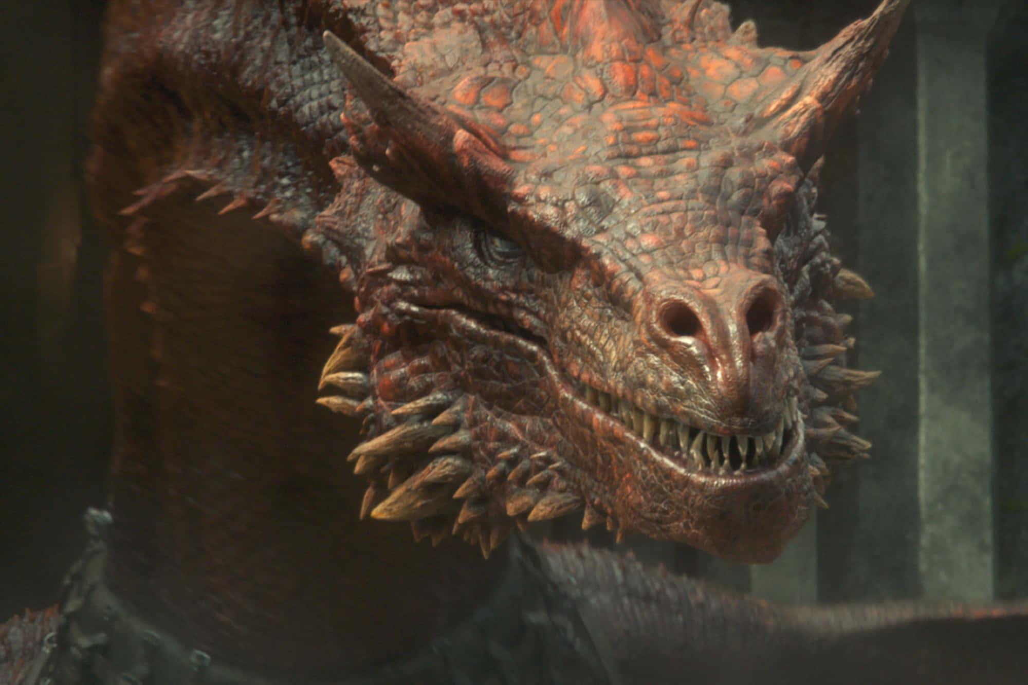 a red dragon with a large mouth — 2000x1333 wallpaper
