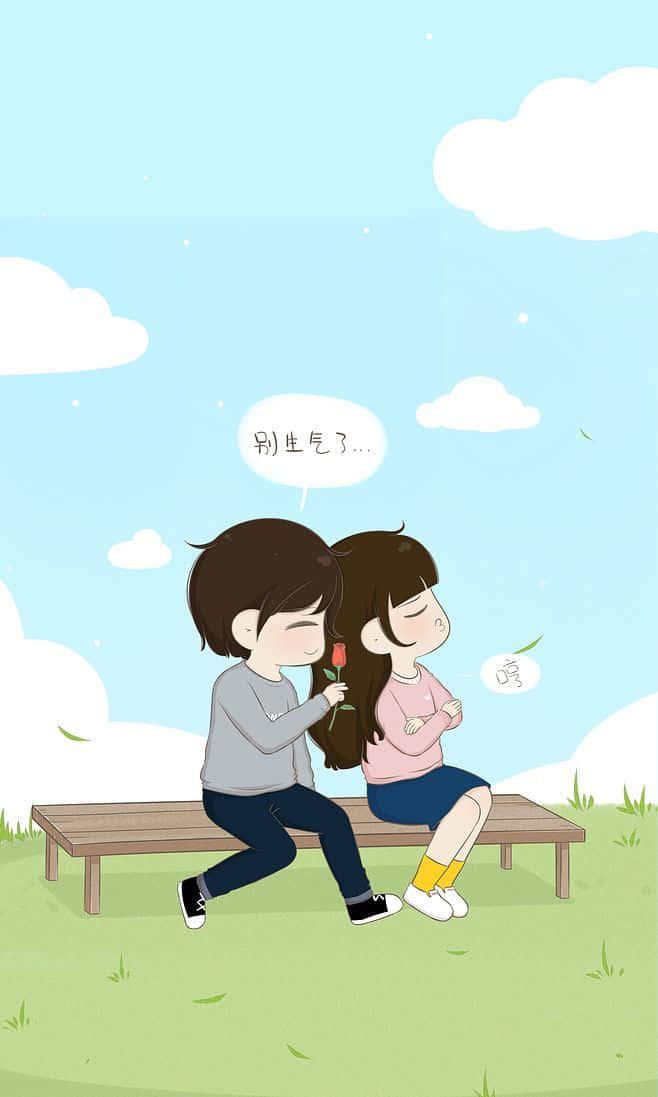 A Romantic Scene from the Popular Anime Series — 658x1097 wallpaper