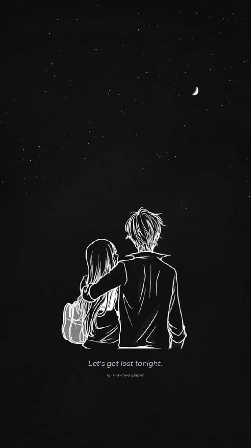 A romantic stroll with a magical twist — 850x1512 wallpaper