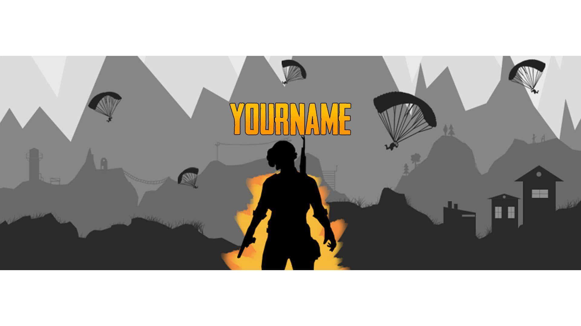 a silhouette of a man with a parachute in front of a mountain — 1920x1080 wallpaper