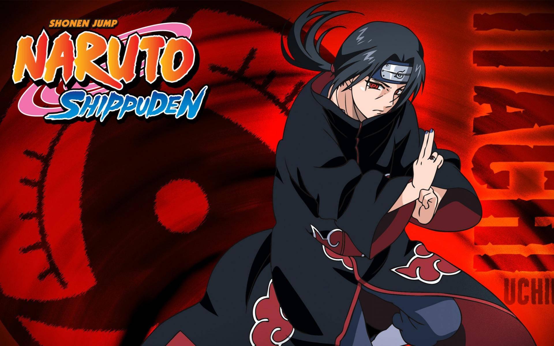 A solemn Itachi Uchiha of Naruto Shippuden