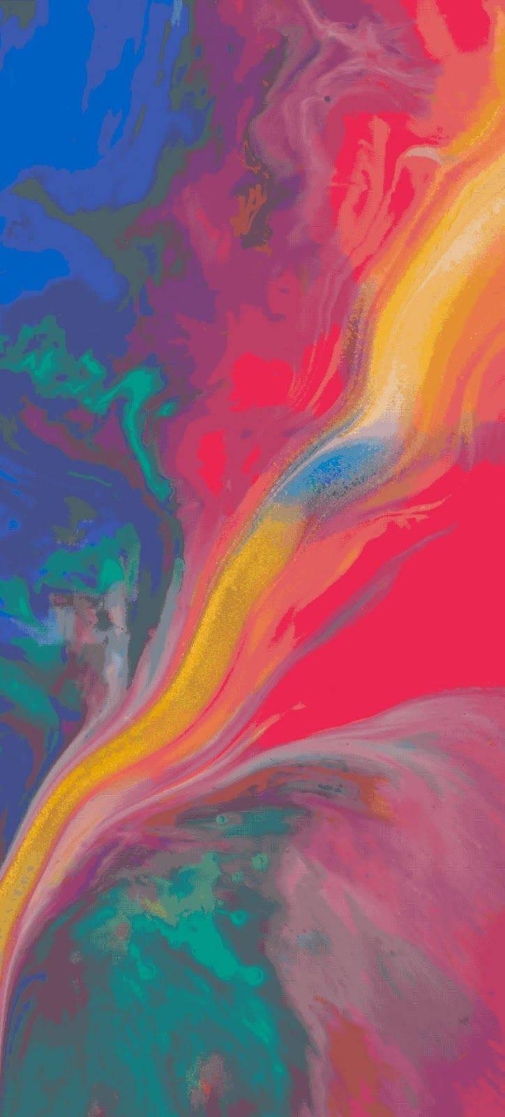 A Splash of Color — 724x1600 wallpaper