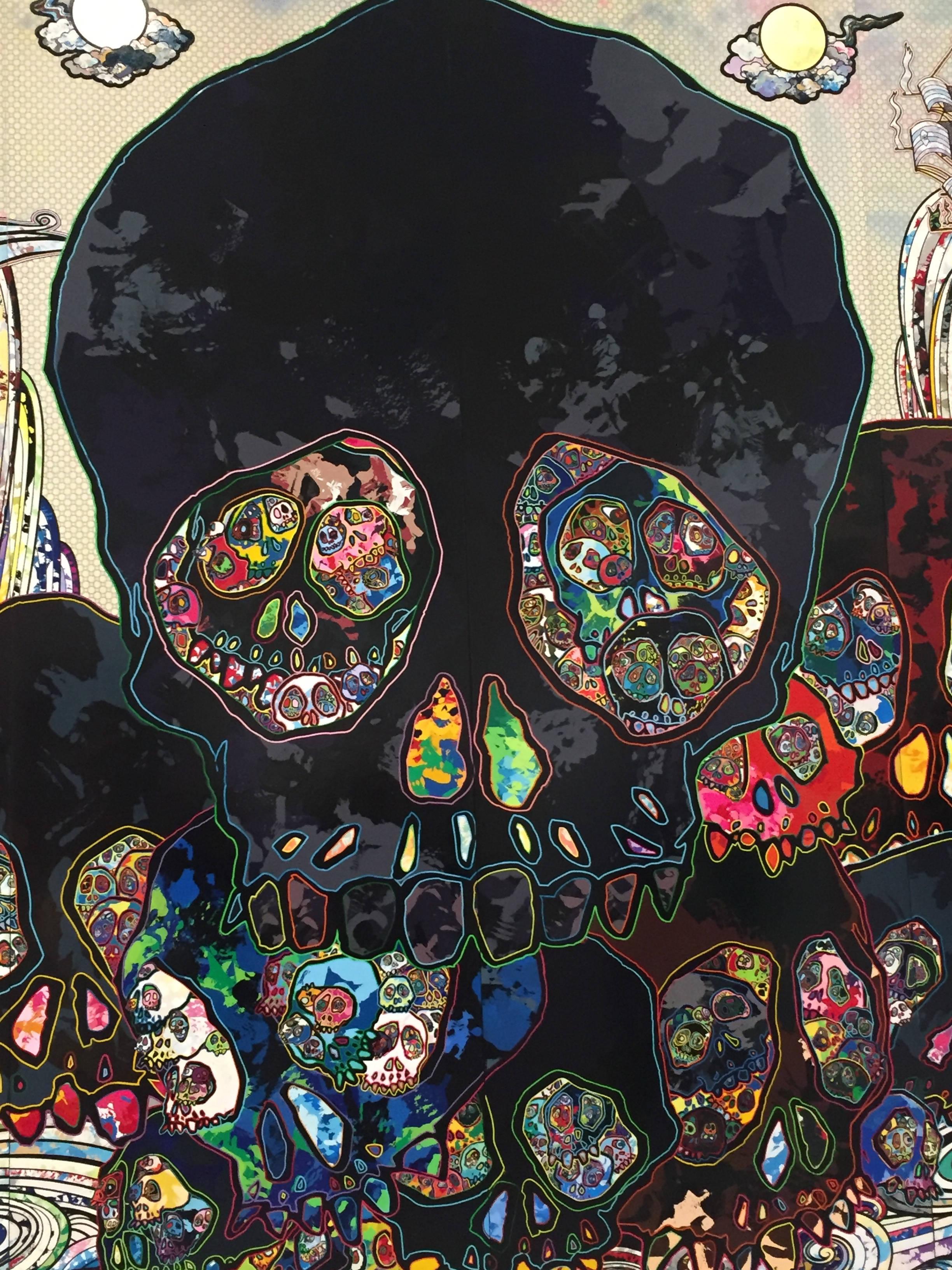A Spooky, Bewitching Skull Art — 2448x3264 wallpaper