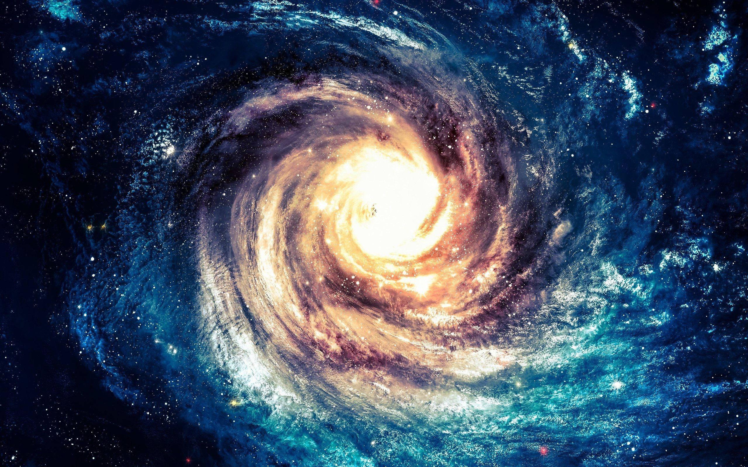 A Starry Night Black Hole — 2560x1600 wallpaper