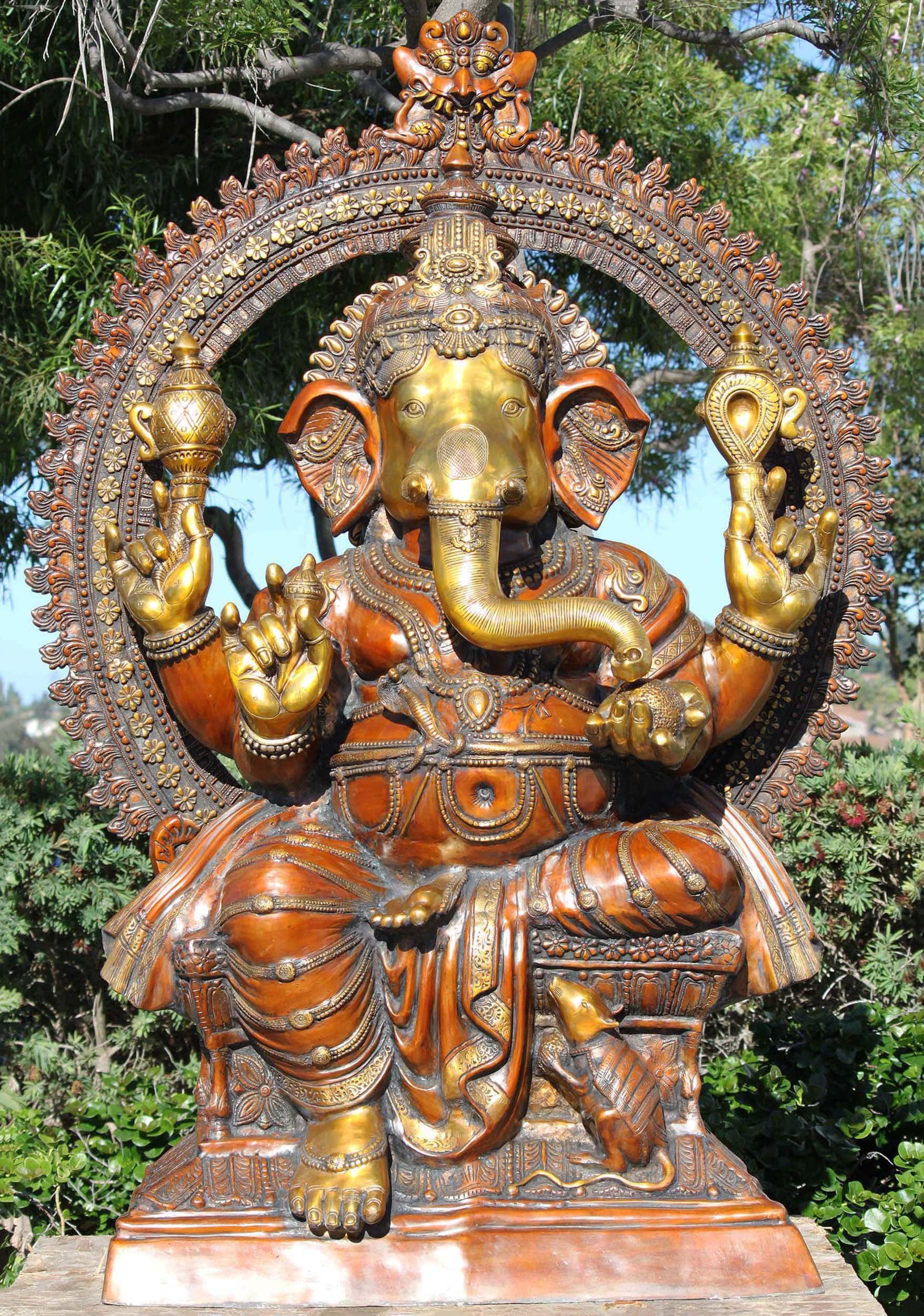 a statue of ganesha — 1756x2500 wallpaper