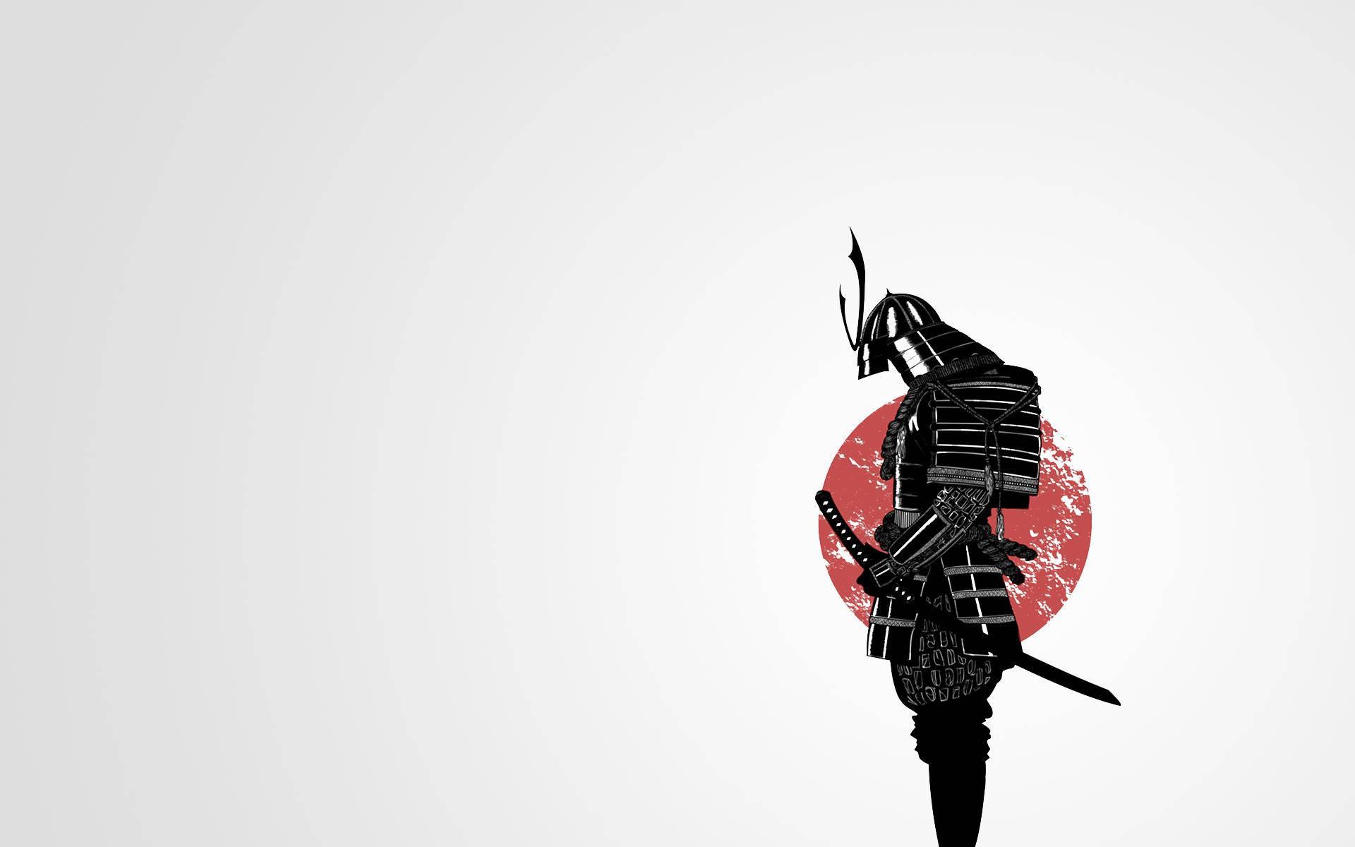 A striking vision of a Minimalist Samurai — 1920x1200 wallpaper