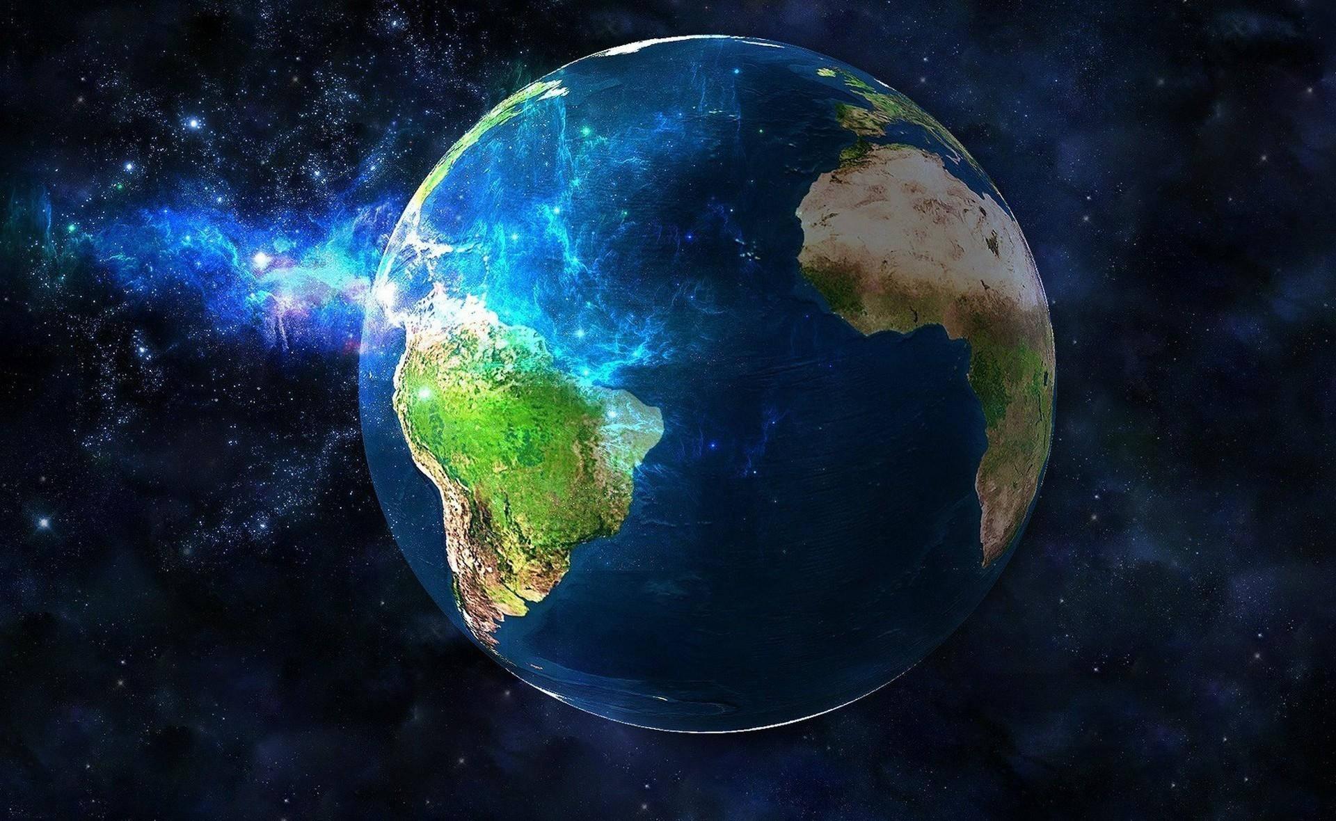 A Stunning & Bright Planet Earth — 1920x1180 wallpaper