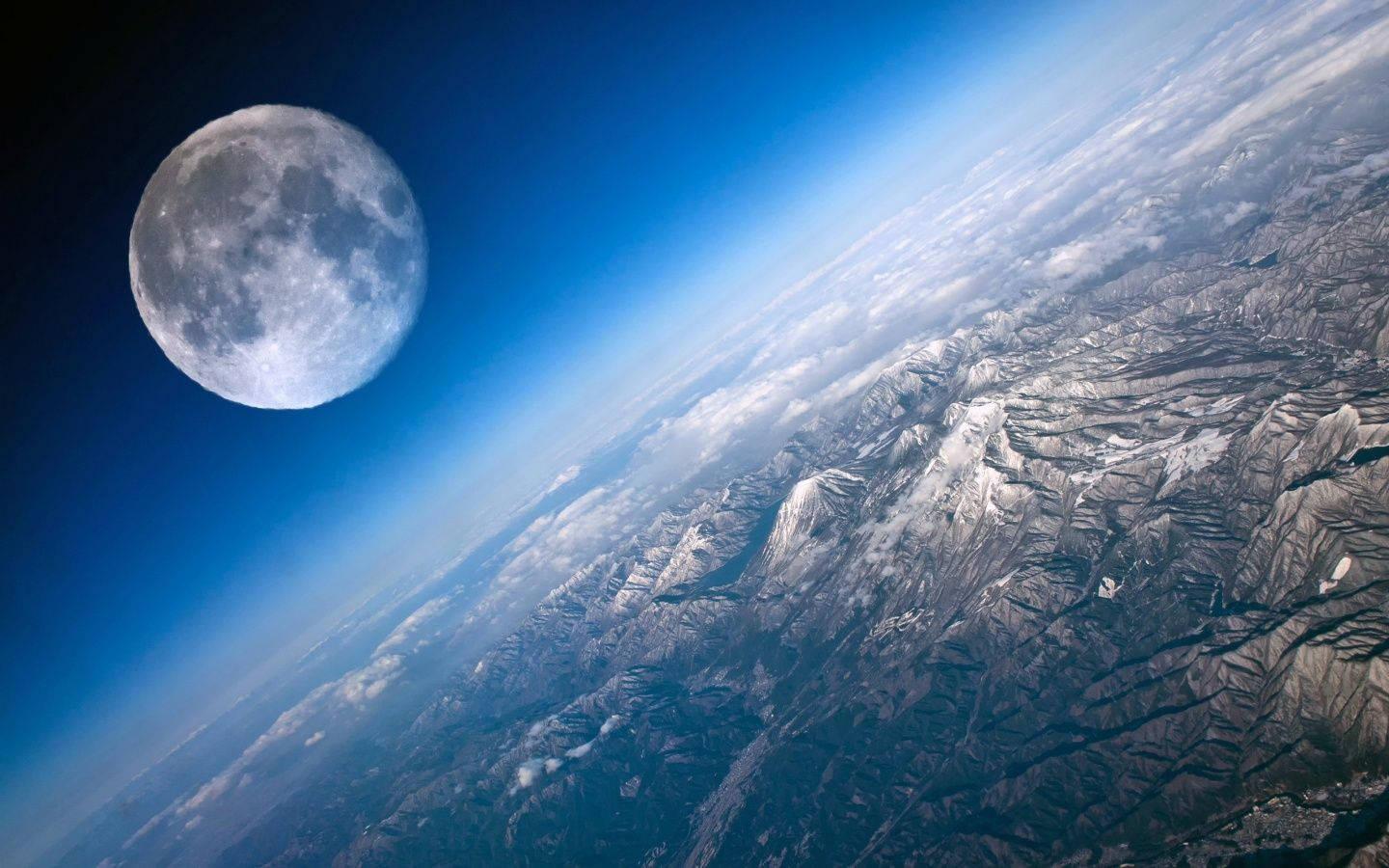 A stunning Earth nightscape with lights illuminating the surface — 1440x900 wallpaper