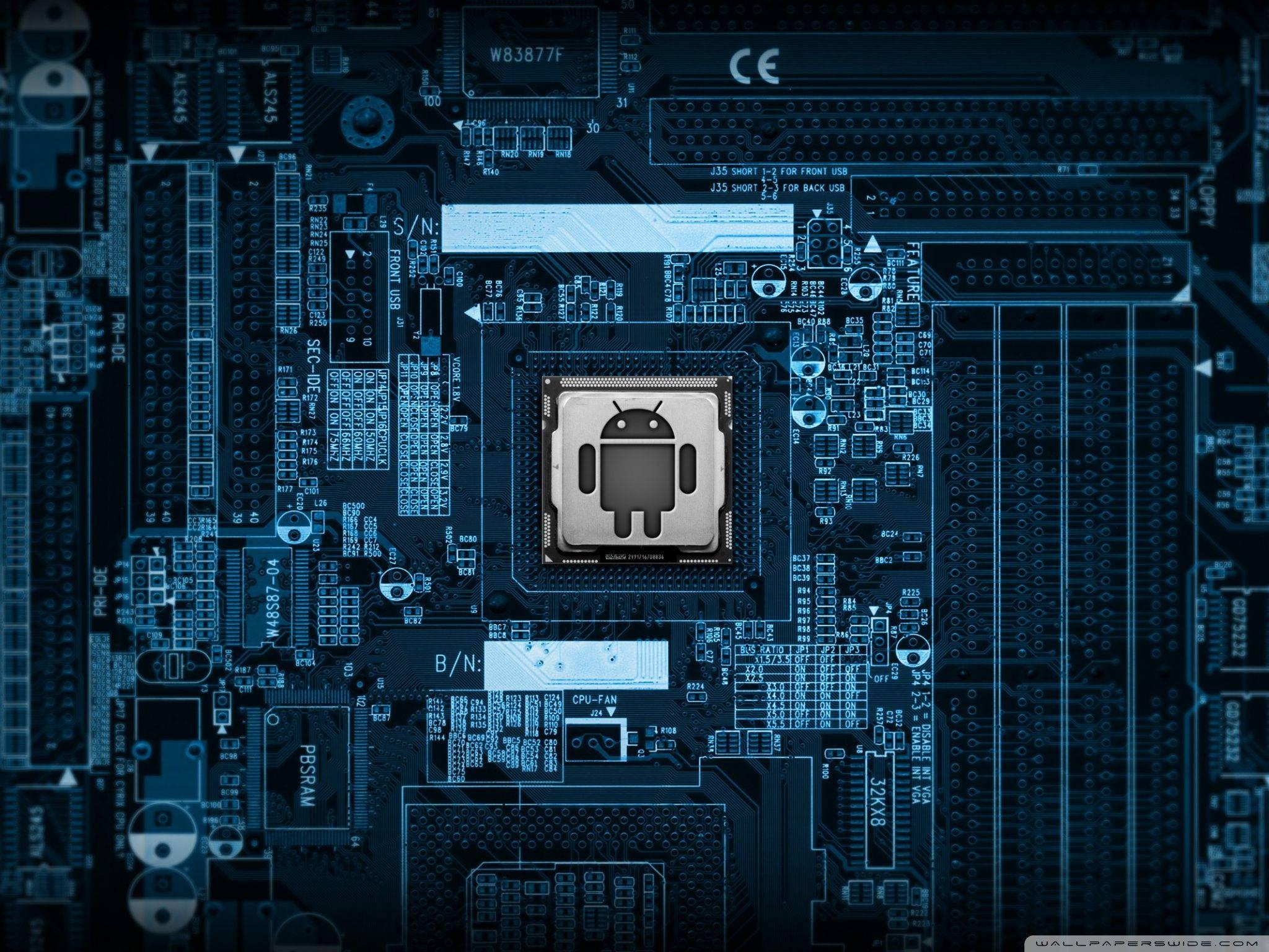 A Technologically Advanced Motherboard Powered by Android — 2048x1536 wallpaper