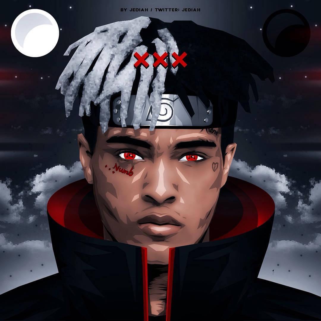 A tribute to the rap artist Xxxtentacion — 1080x1080 wallpaper