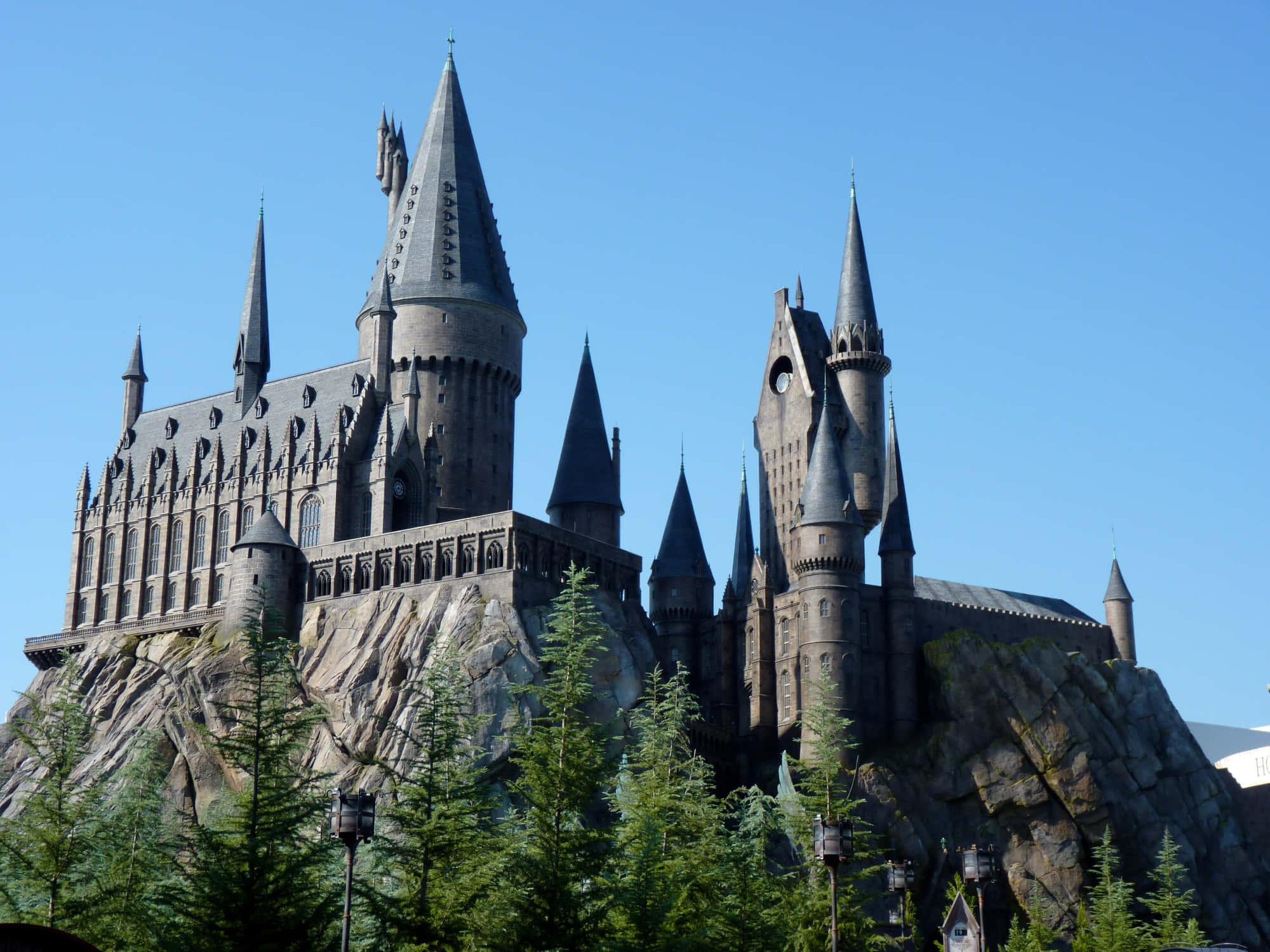 A View of Hogwarts — 2000x1500 wallpaper
