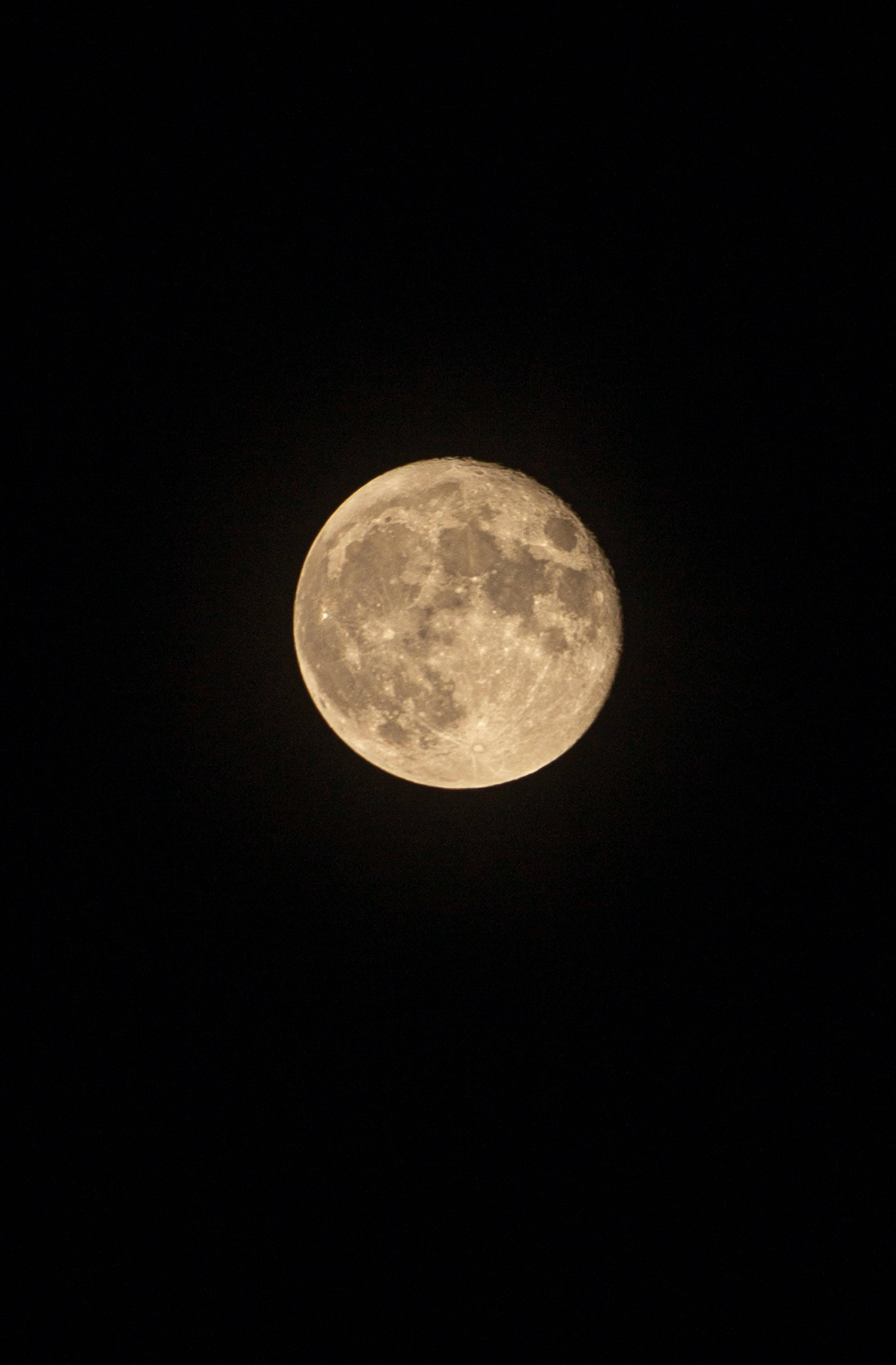 A view of the craters on a full moon. — 4000x6091 wallpaper