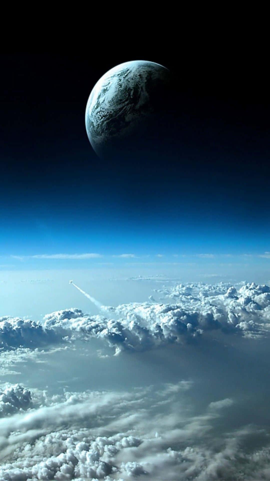 a view of the earth from space — 1080x1920 wallpaper