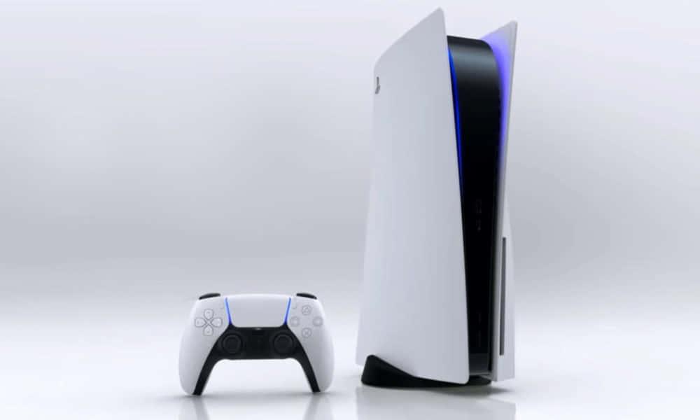 a white playstation console with a controller next to it — 1000x600 wallpaper