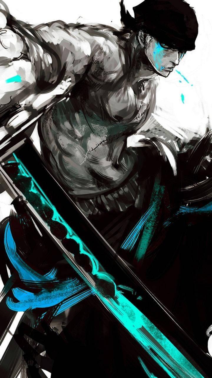 A wolverine-like warrior called Zoro in mid-action — 720x1280 wallpaper