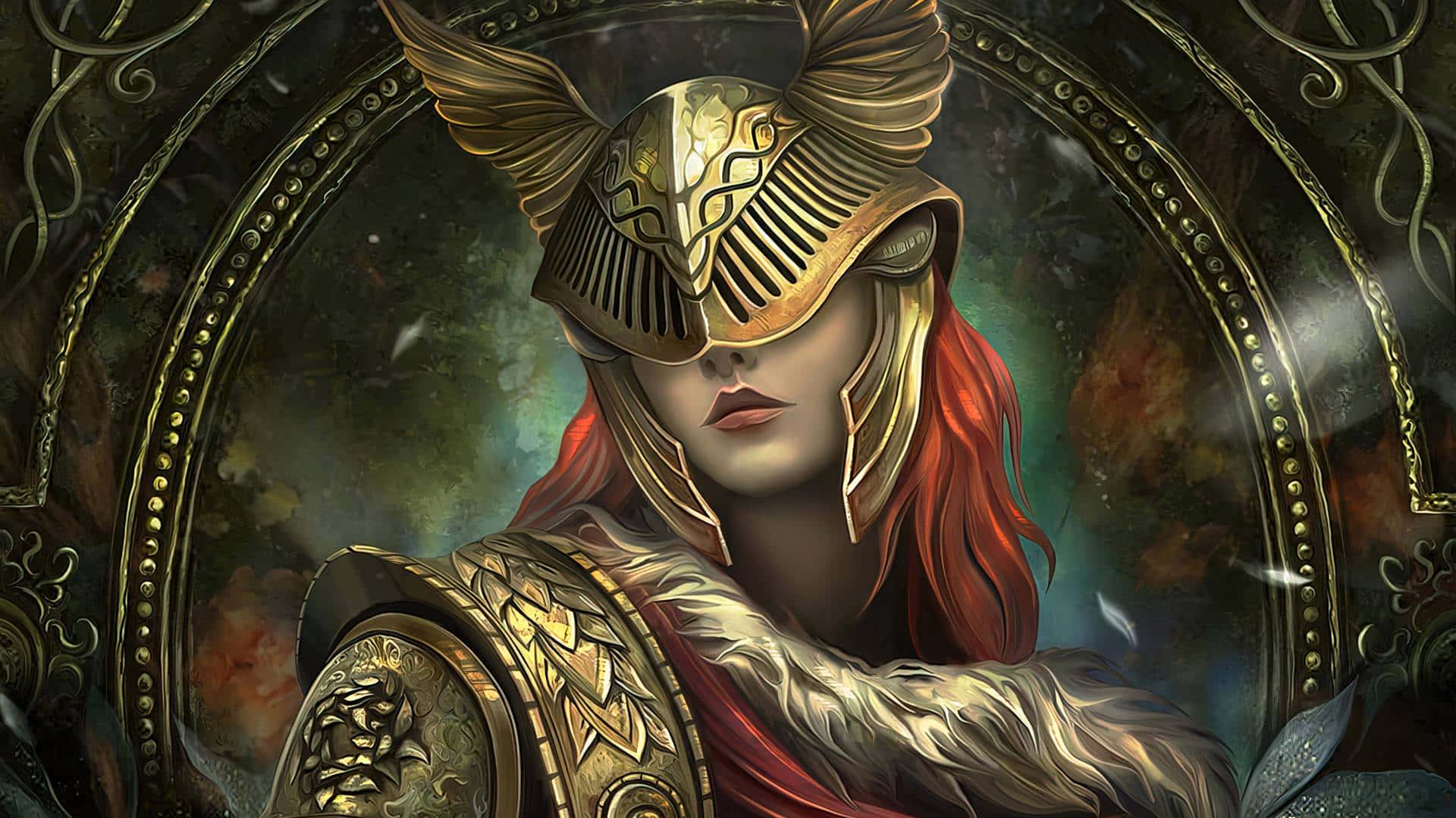 a woman in armor with a sword — 1920x1080 wallpaper