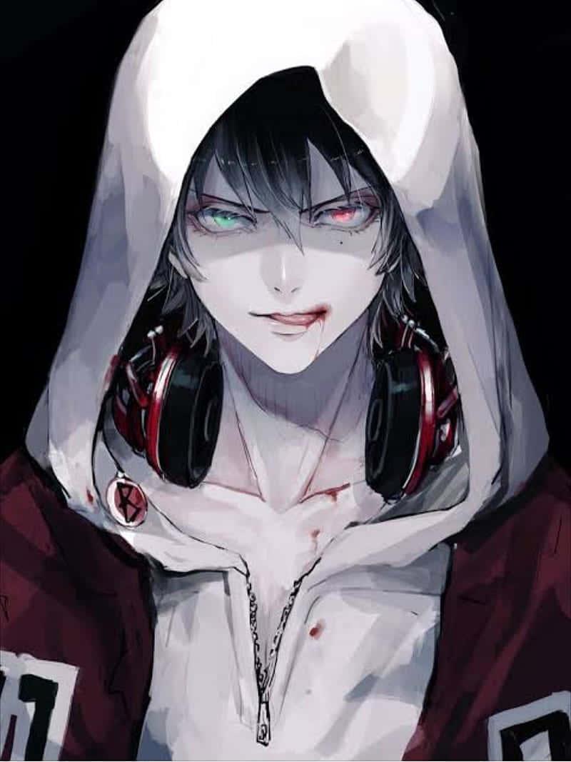 A Young Anime Boy with a Charming Smile — 800x1067 wallpaper
