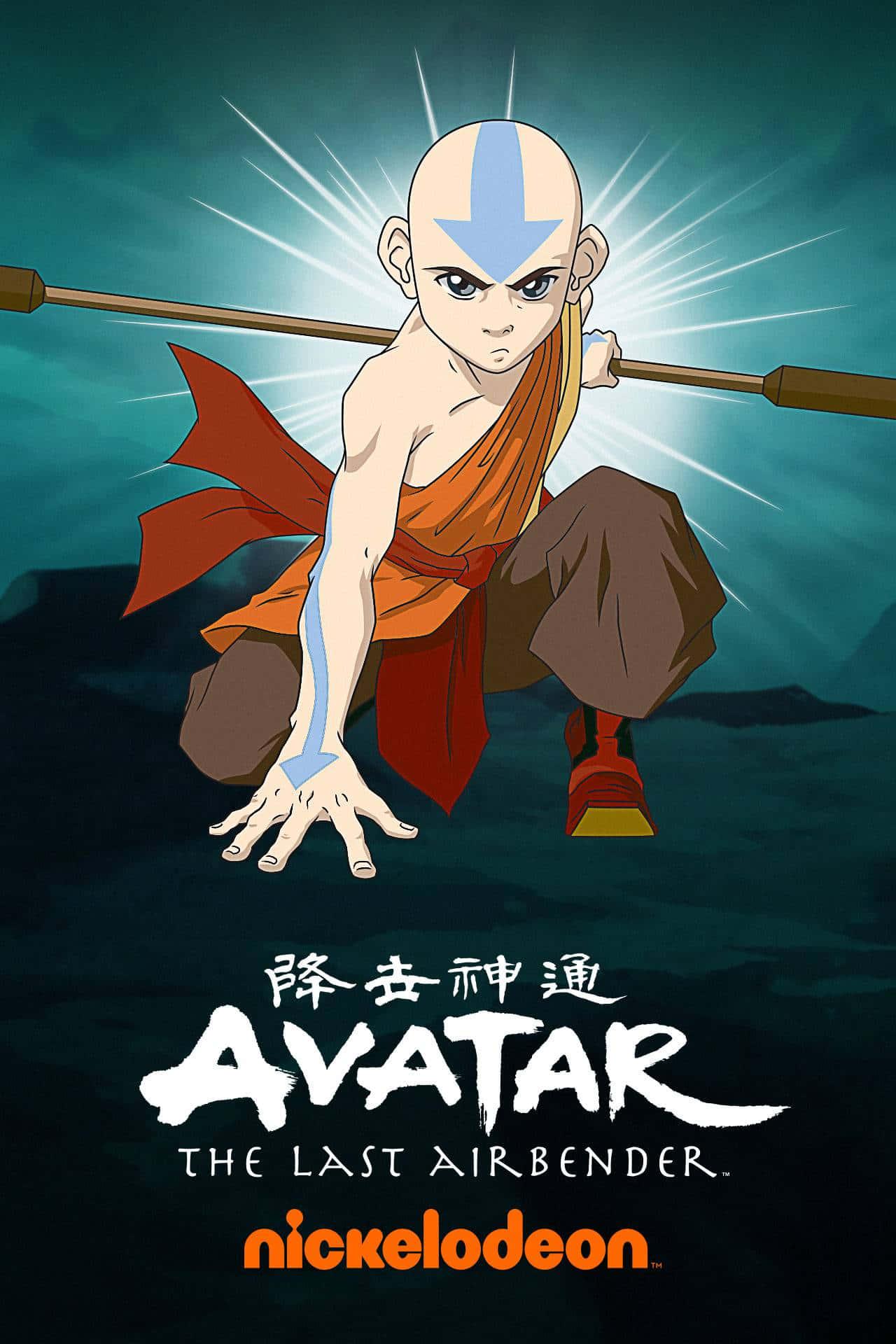 Aang, the Avatar of the Air Nation — 1280x1920 wallpaper