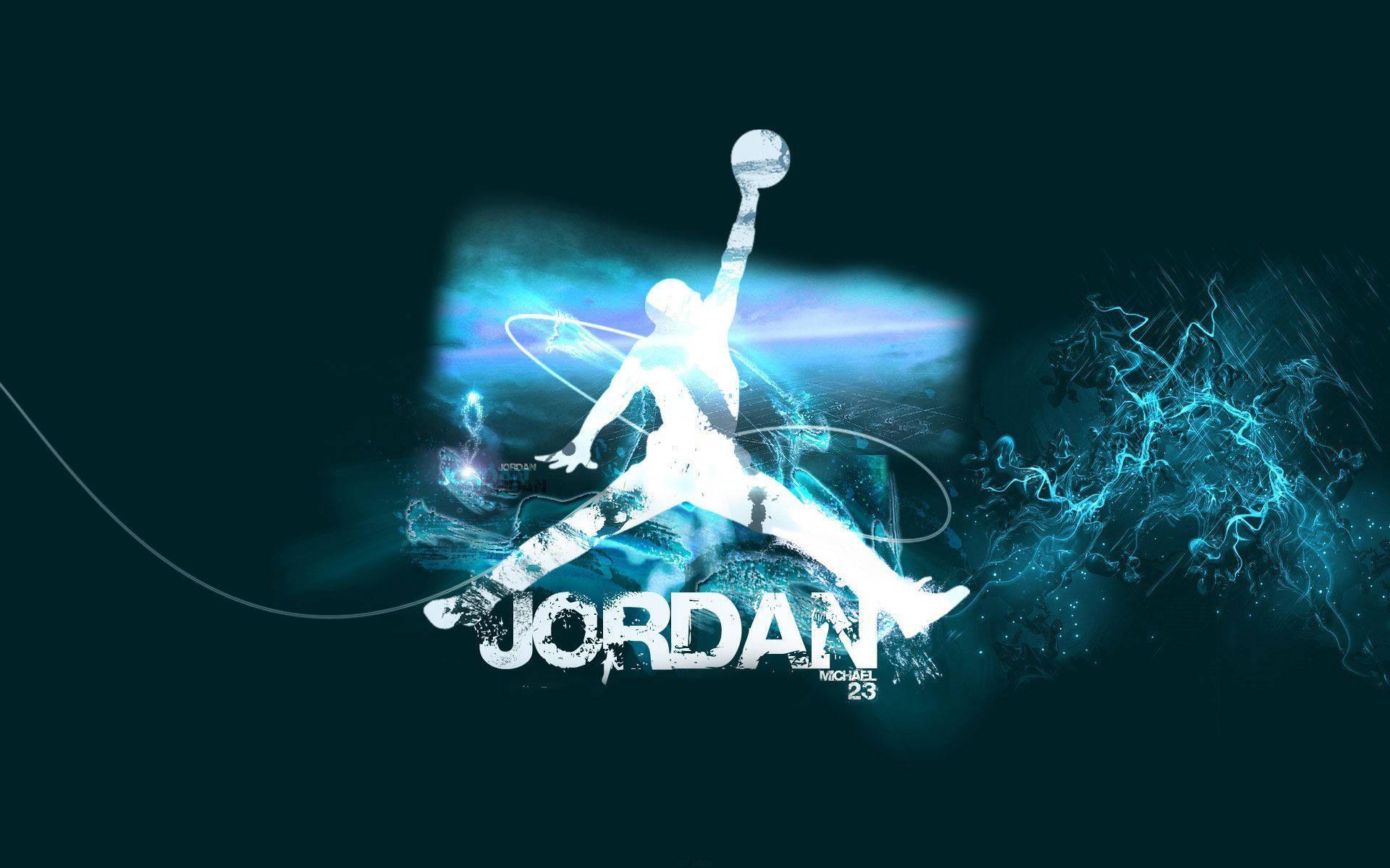 Abstract Air Jordan Logo — 1920x1200 wallpaper