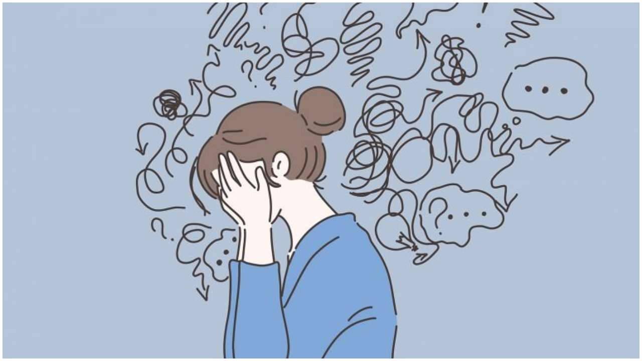 Abstract Art Depressive Sad Girl — 1280x720 wallpaper