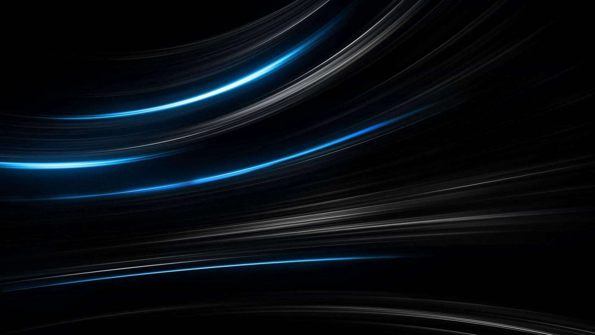 Abstract artwork of a black and blue mix — 1920x1080 wallpaper