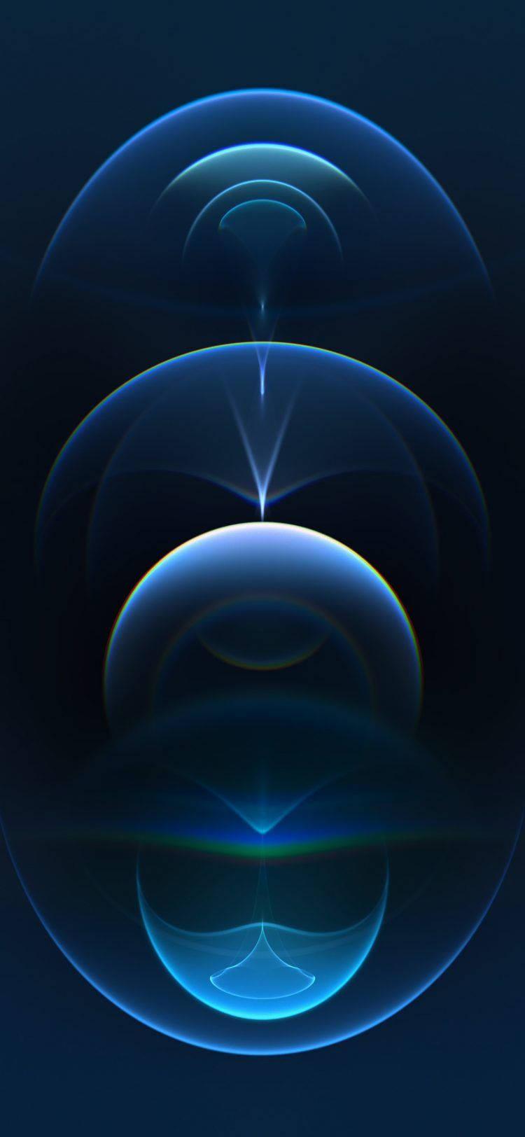 Abstract Blue Lines Iphone Live — 750x1624 wallpaper