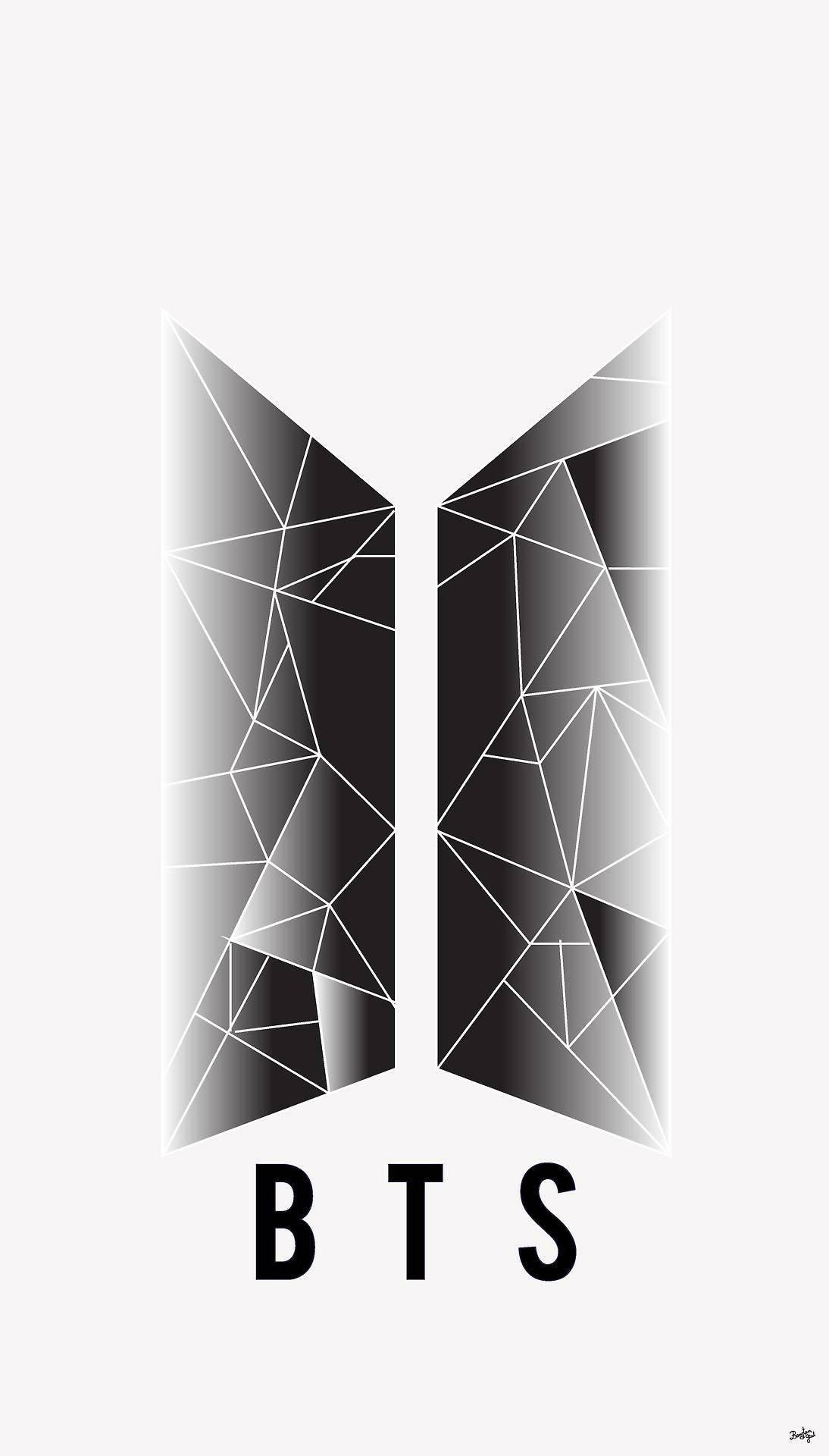 Abstract BTS Logo — 1094x1920 wallpaper