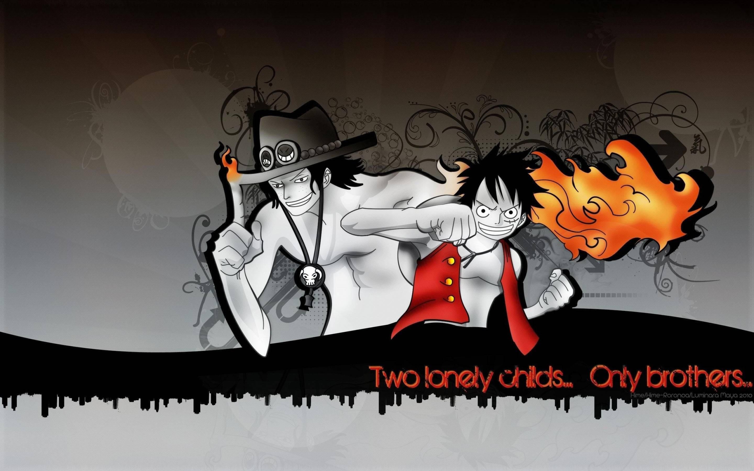 Ace And Luffy One Piece Brothers — 2880x1800 wallpaper
