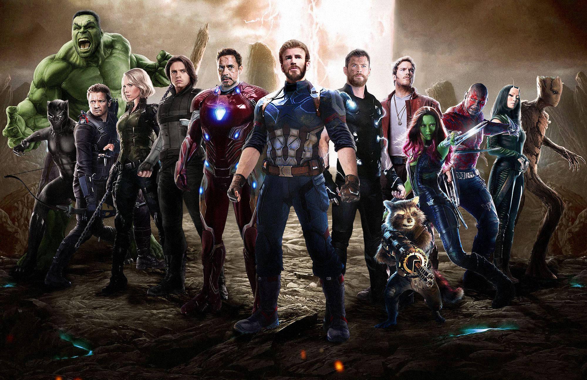Action-packed 4K Wallpapers of Avengers Team — 2000x1295 wallpaper