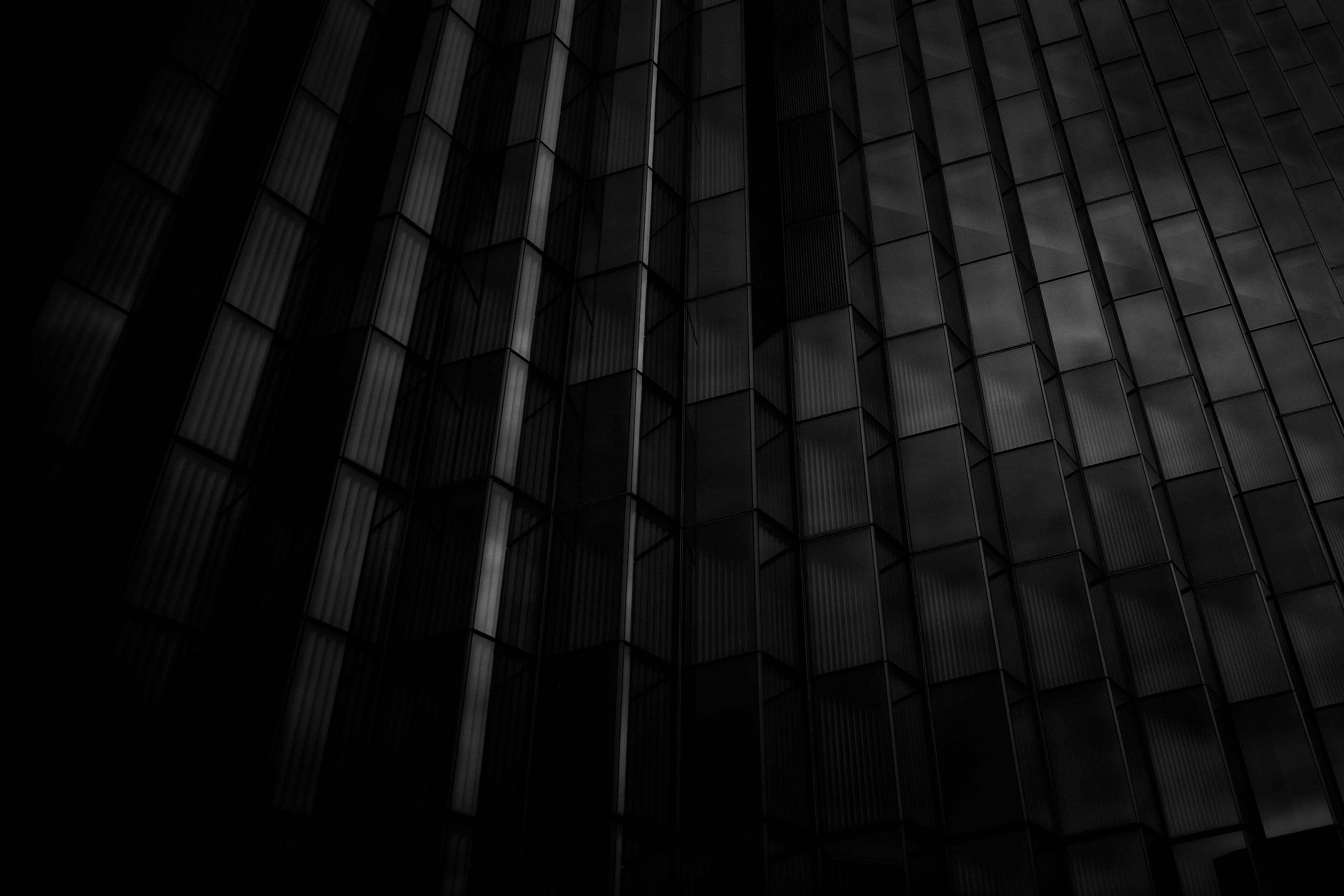 Adding A Touch Of Drama Through Stylized Black Geometric Forms — 4103x2735 wallpaper