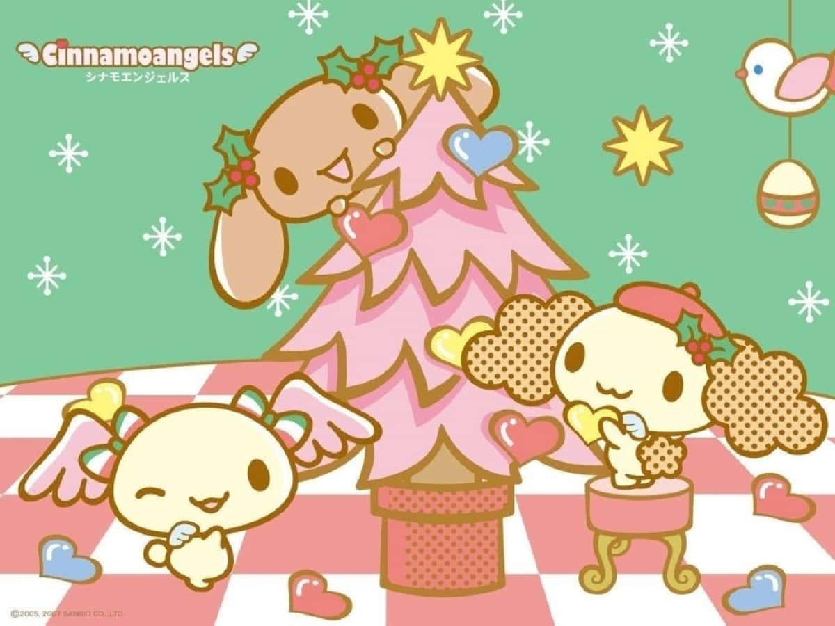 Adorable Cinnamoroll Desktop Wallpaper
