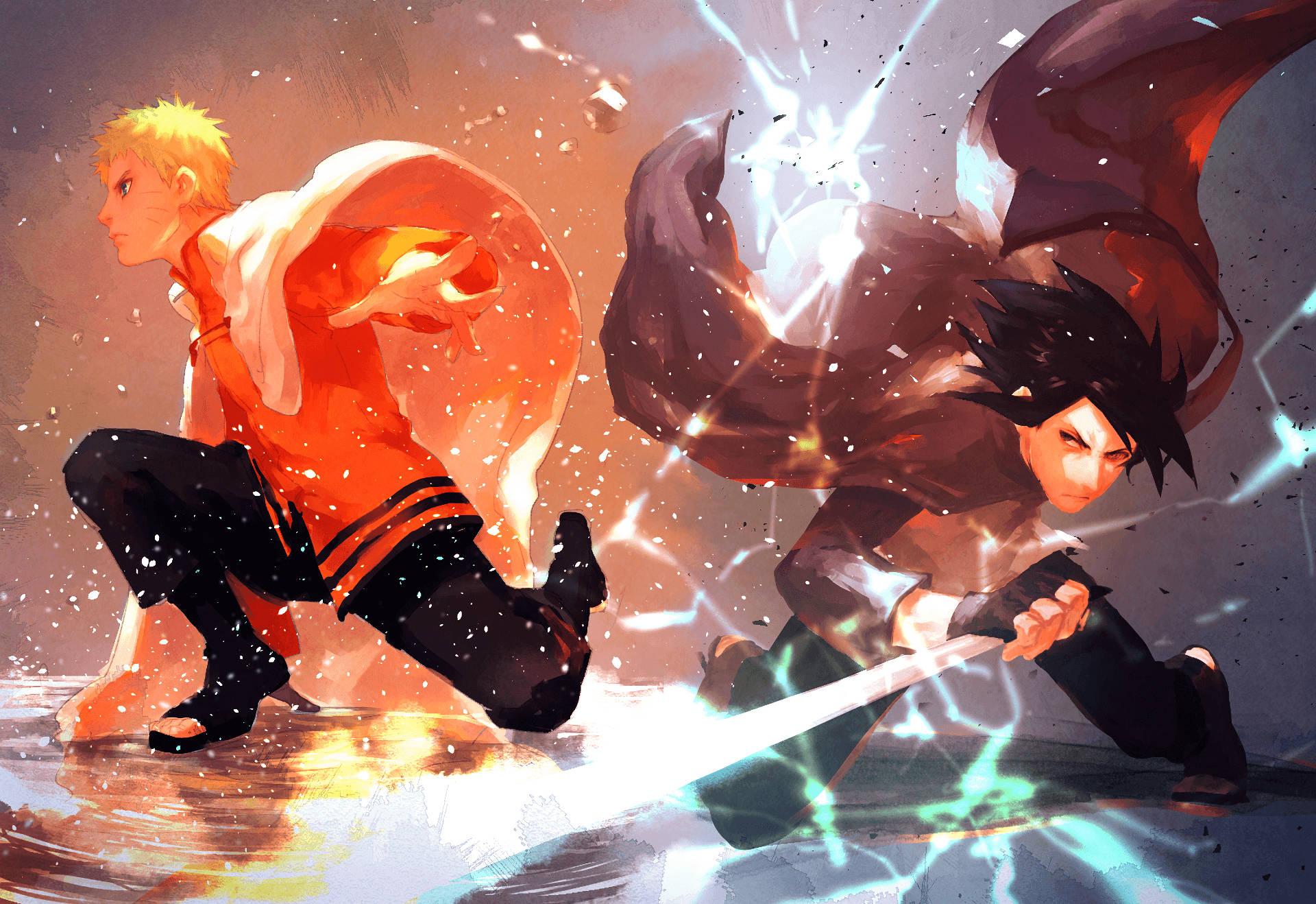 Adult Naruto And Sasuke Duo — 1920x1318 wallpaper