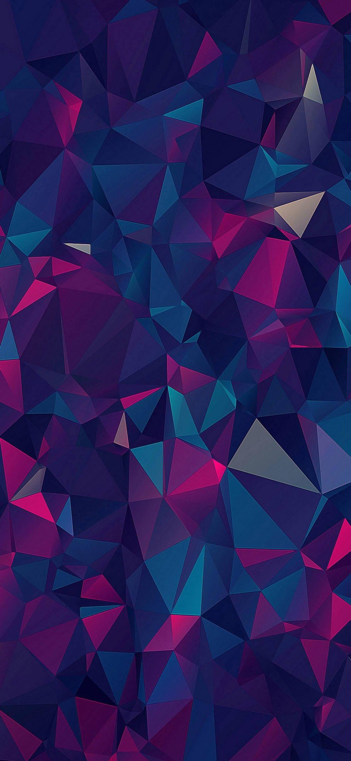 Aesthetic 3D Gem Home Screen — 1125x2436 wallpaper