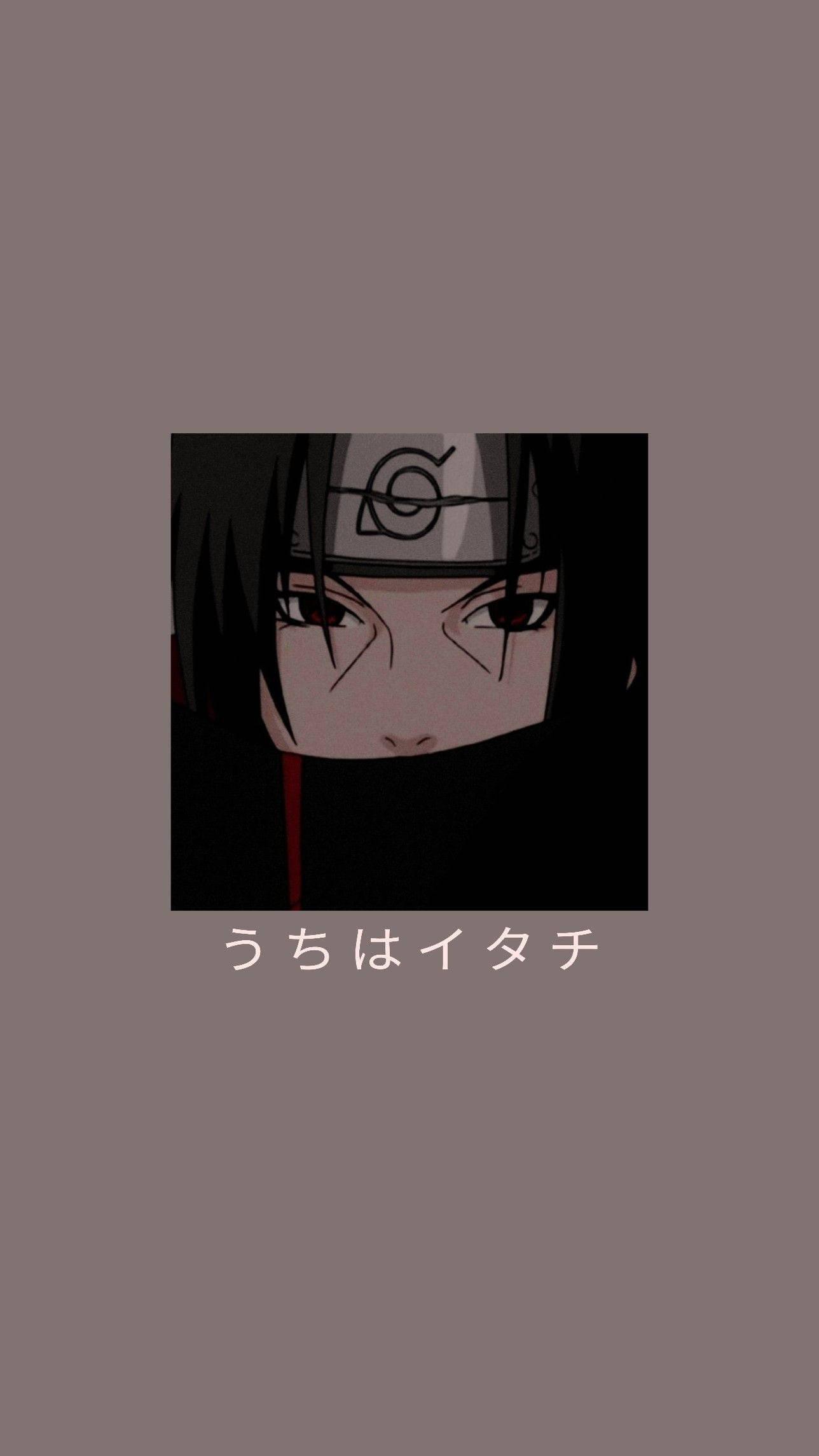 Aesthetic Anime Uchiha Itachi PFP Digital Art — 1288x2289 wallpaper