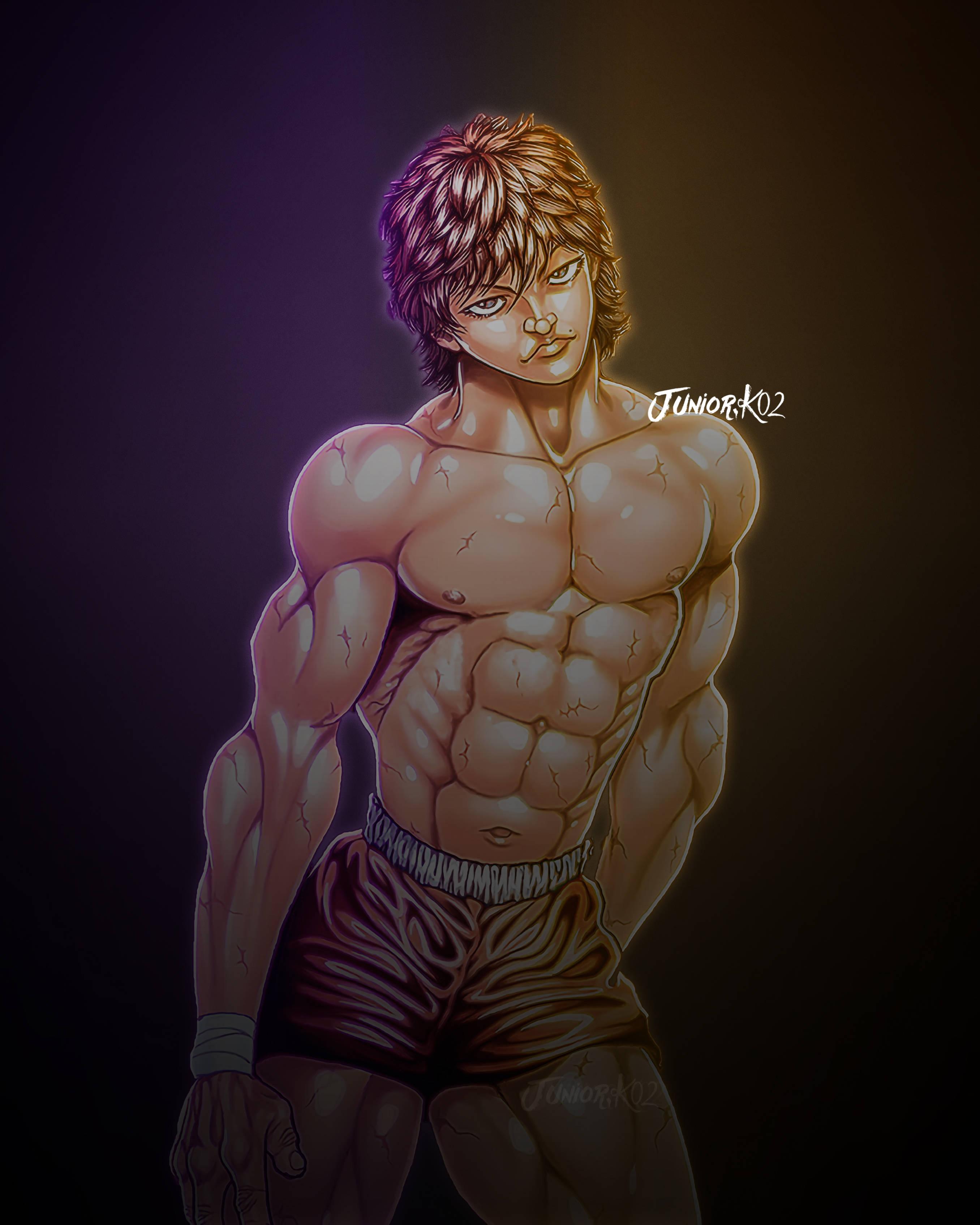 Aesthetic Baki Hanma Artwork — 2712x3390 wallpaper