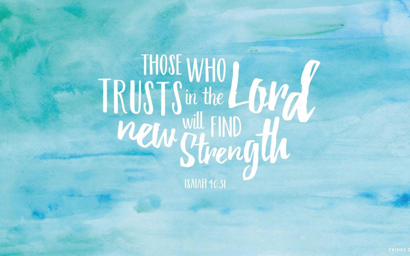 Aesthetic Bible Verse Isaiah 40:31 — 1440x900 wallpaper